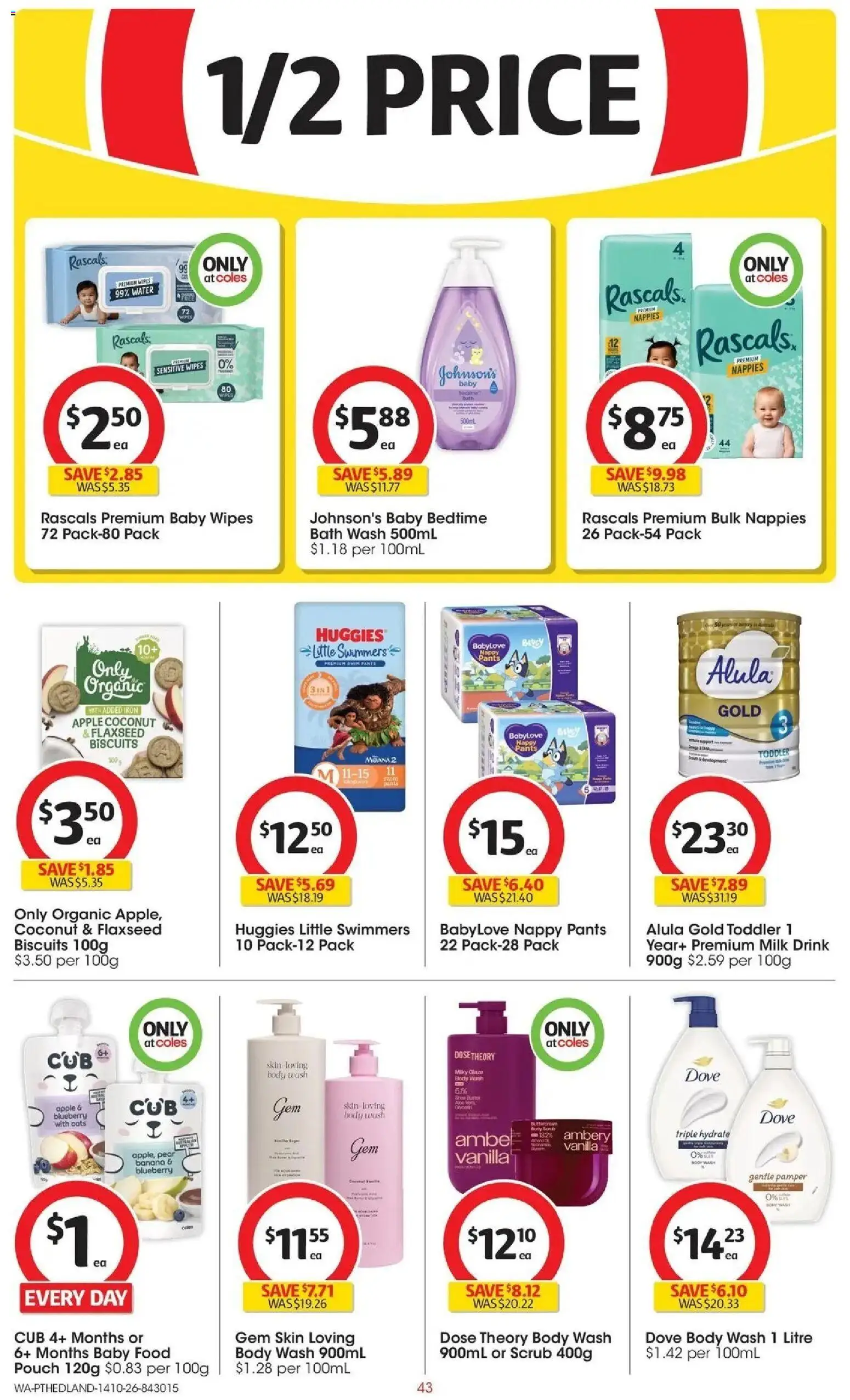 ﻿Coles catalogue valid from 14/10/2026 > Online Australia | Page: 43