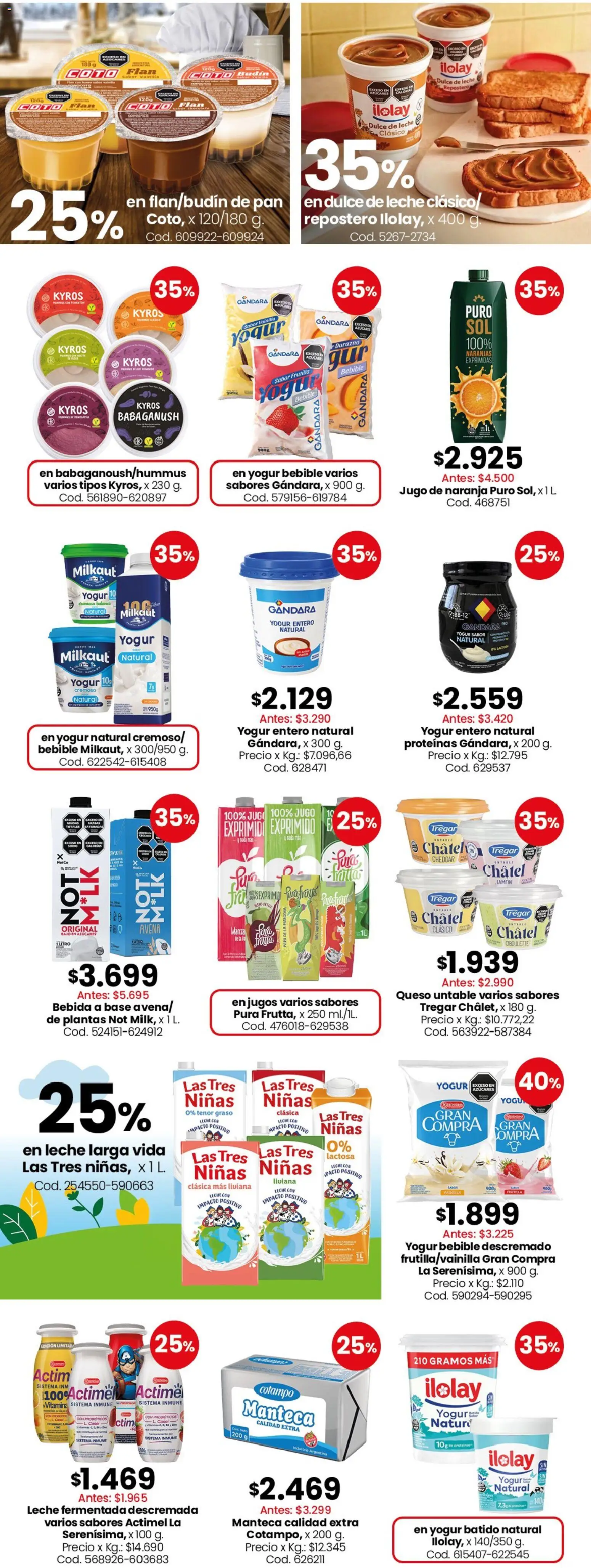 Coto - Ofertas │ válido desde el 29/06/2026 | Página: 6 | Productos: Pera, Budín, Queso, Yogur