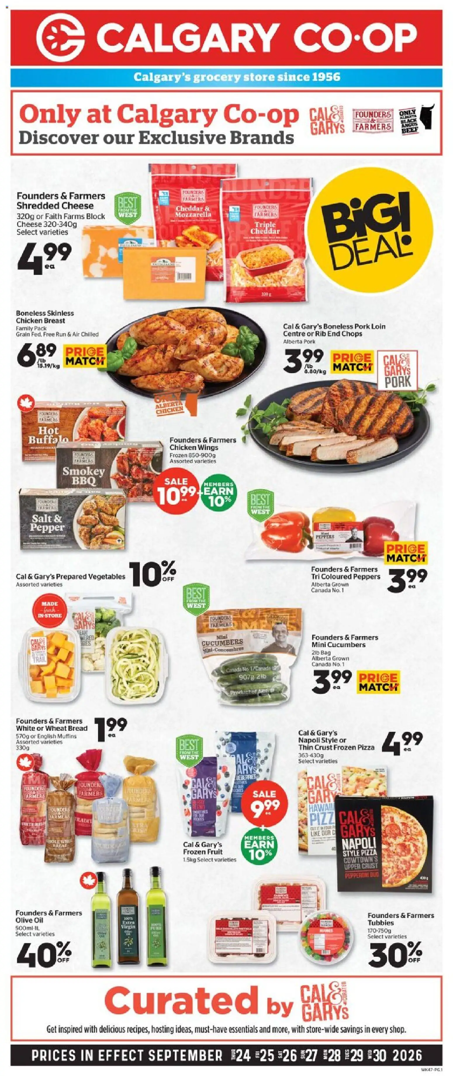 Calgary Co-op flyer valid from Sep 24, 2026 | Page: 1