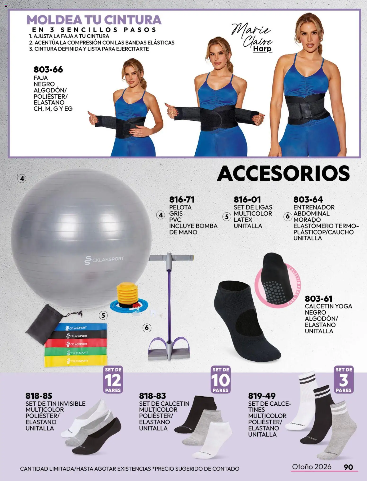 Nuevas ofertas de Cklass válidas en toda la República Mexicana desde el 08/07/2026. ¡Encuentra las mejores ofertas en Cklass catálogo Sportbrands caballero! | Página: 208 | Productos: Pelota, Termo, Faja