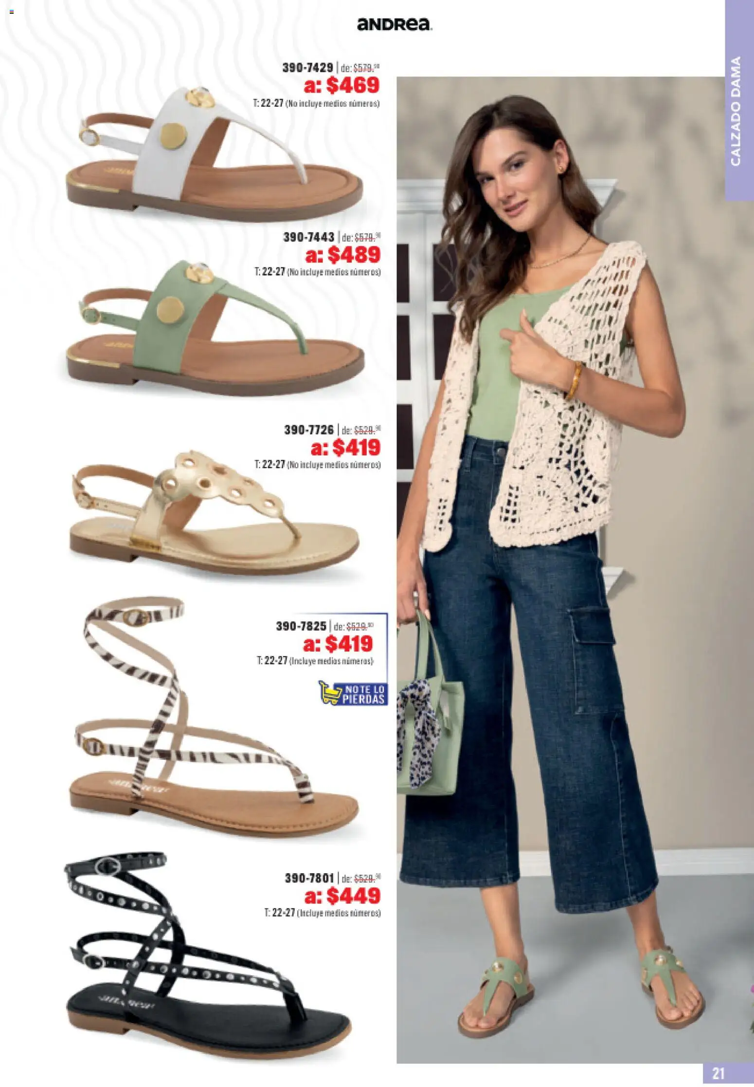 Nuevas ofertas de Andrea válidas en toda la República Mexicana desde el 31.05.2026. ¡Encuentra las mejores ofertas en Andrea catálogo Outlet! | Página: 21
