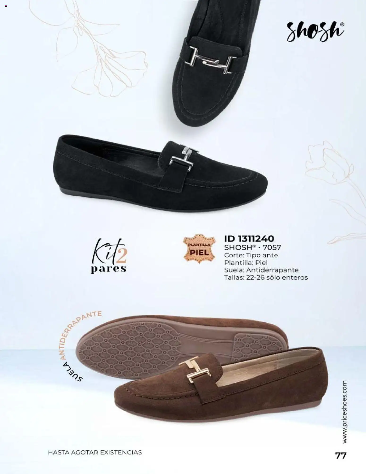 Nuevas ofertas de Price Shoes válidas en toda la República Mexicana desde el 24/08/2026. ¡Encuentra las mejores ofertas en Price Shoes catálogo Confort! | Página: 77