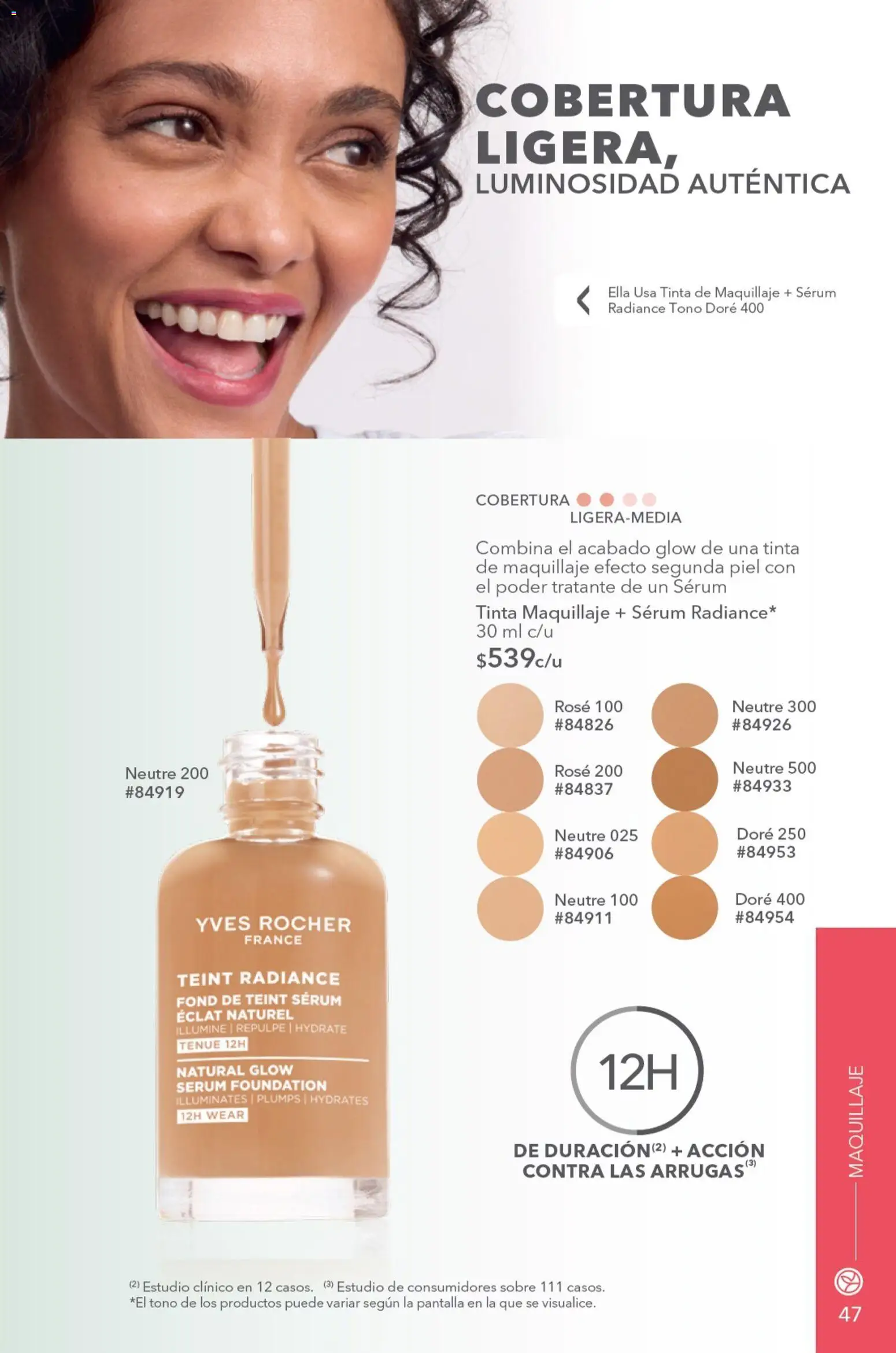 Nuevas ofertas de Yves Rocher válidas en toda la República Mexicana desde el 04/08/2026. ¡Encuentra las mejores ofertas en Yves Rocher campaña 11 2026! | Página: 49 | Productos: Serum, Maquillaje, Sobre