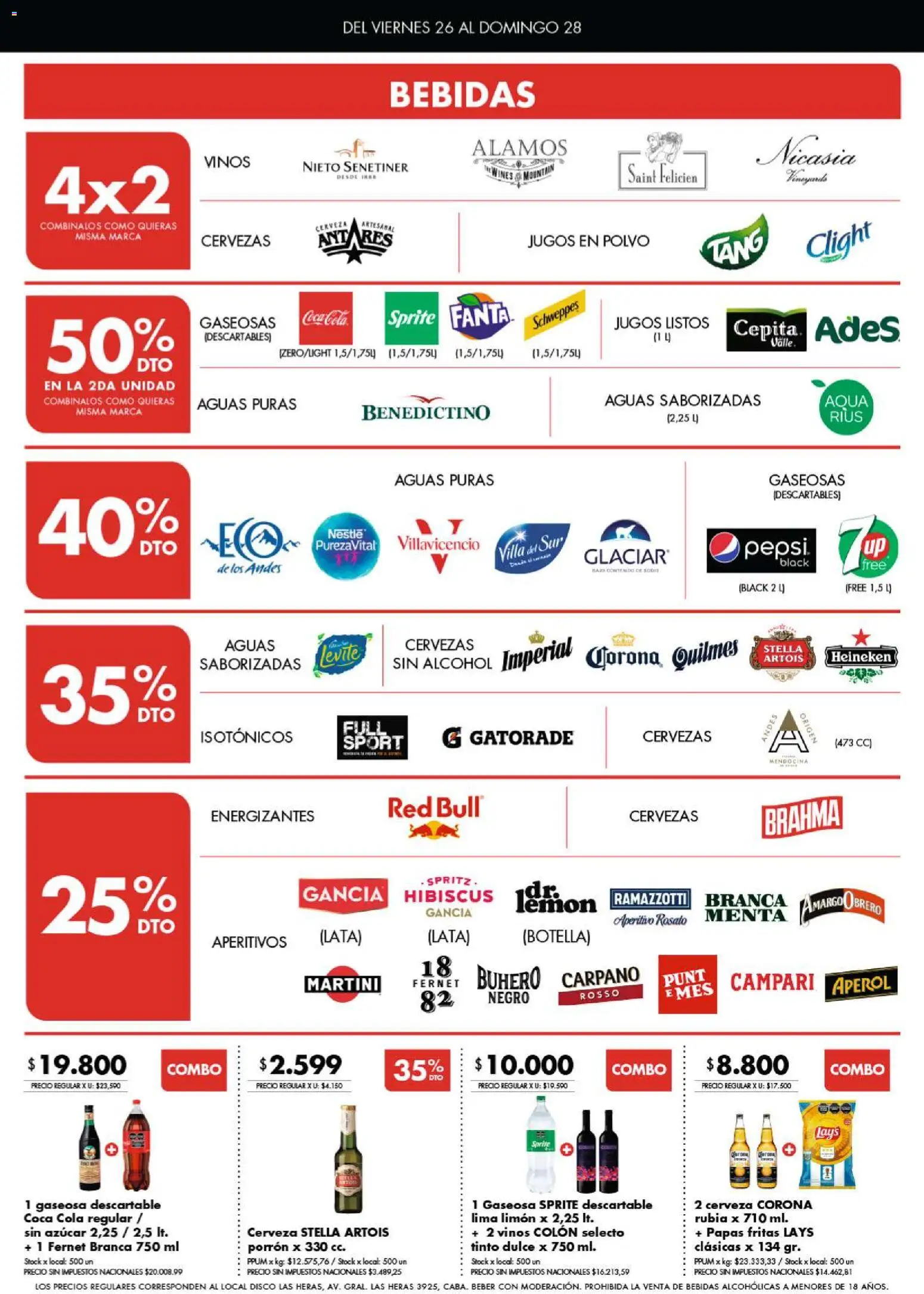 Disco - Ofertas | Córdoba │ válido desde el 25/06/2026 | Página: 5 | Productos: Polvo, Fernet, Gaseosa, Lima