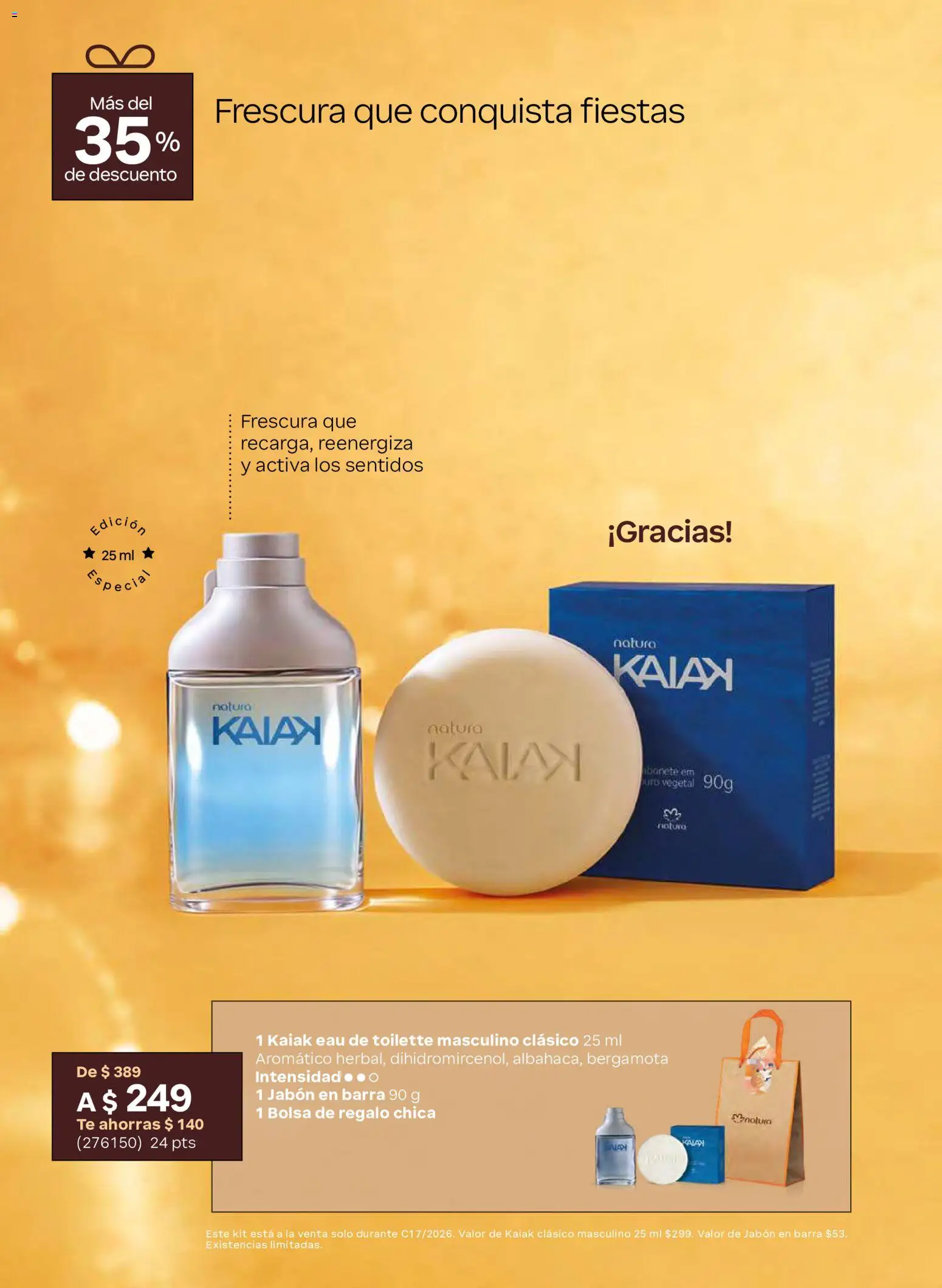 Nuevas ofertas de Natura válidas en toda la República Mexicana desde el 07/11/2026. ¡Encuentra las mejores ofertas en Natura campaña 17 2026! | Página: 18