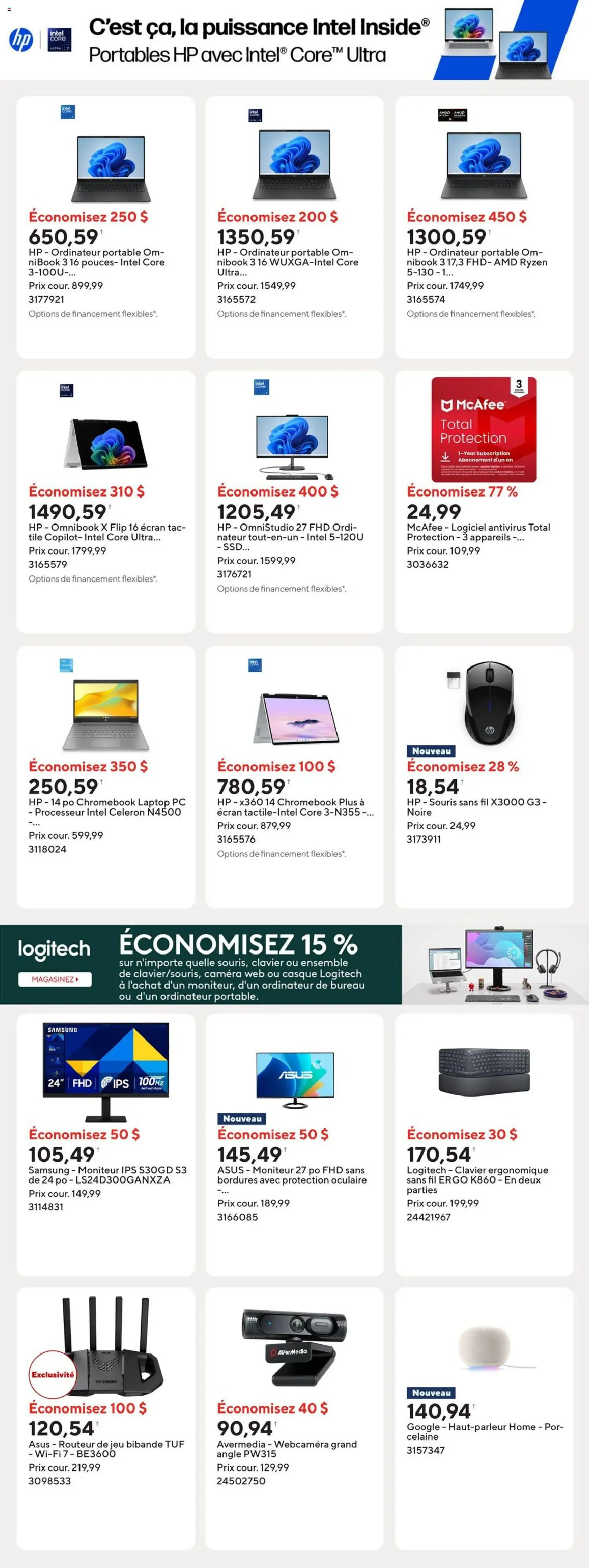 Staples flyer valid from Sep 18, 2026 | Page: 4 | Products: PC, Camera, Laptop