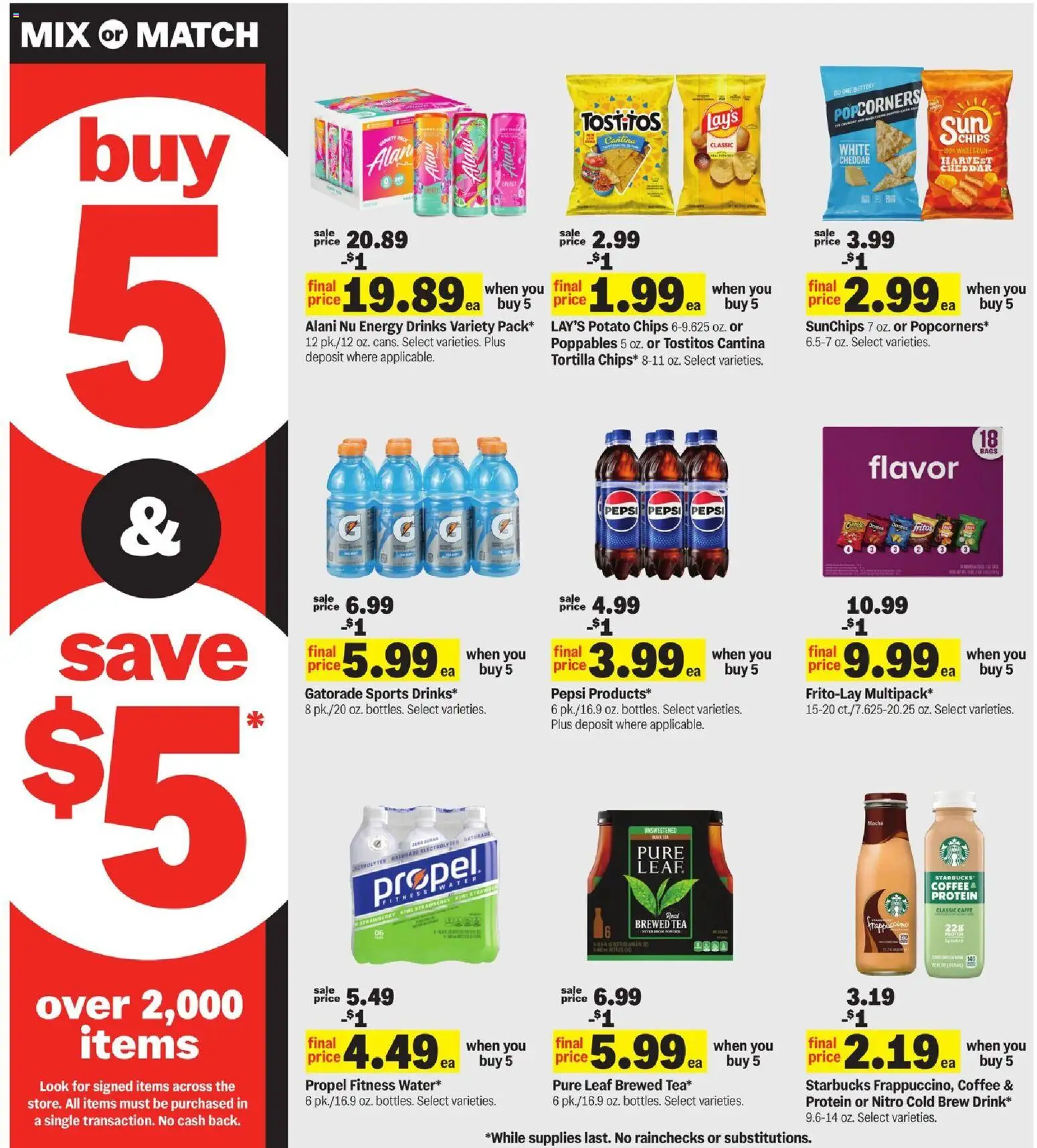 Meijer Weekly Ad - valid from 20.05.2026 | Page: 13 | Products: Coffee, Chips, Kiwi, Water