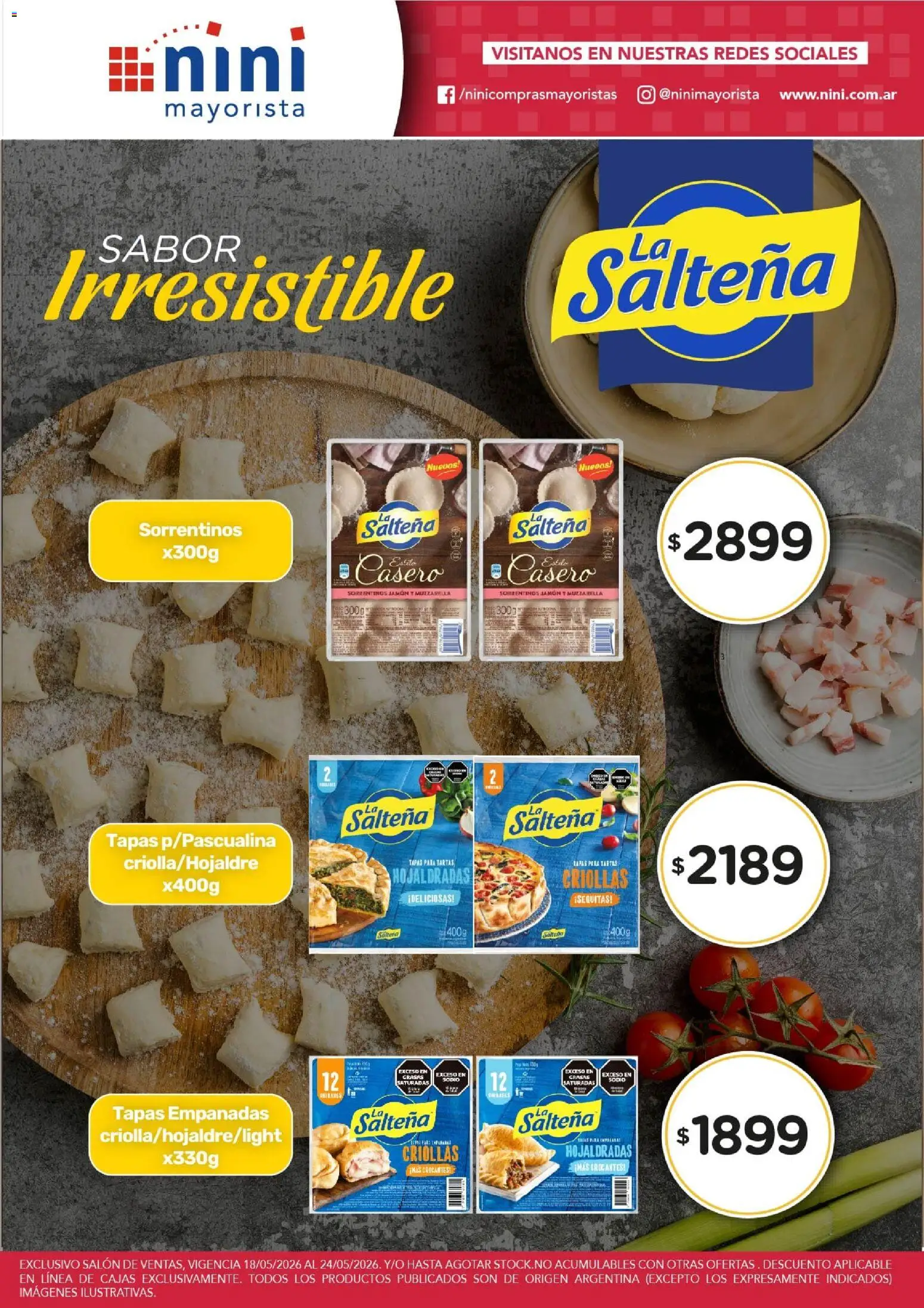 NINI Mayorista ofertas │ válido desde el 18.05.2026 | Página: 42 | Productos: Jamón