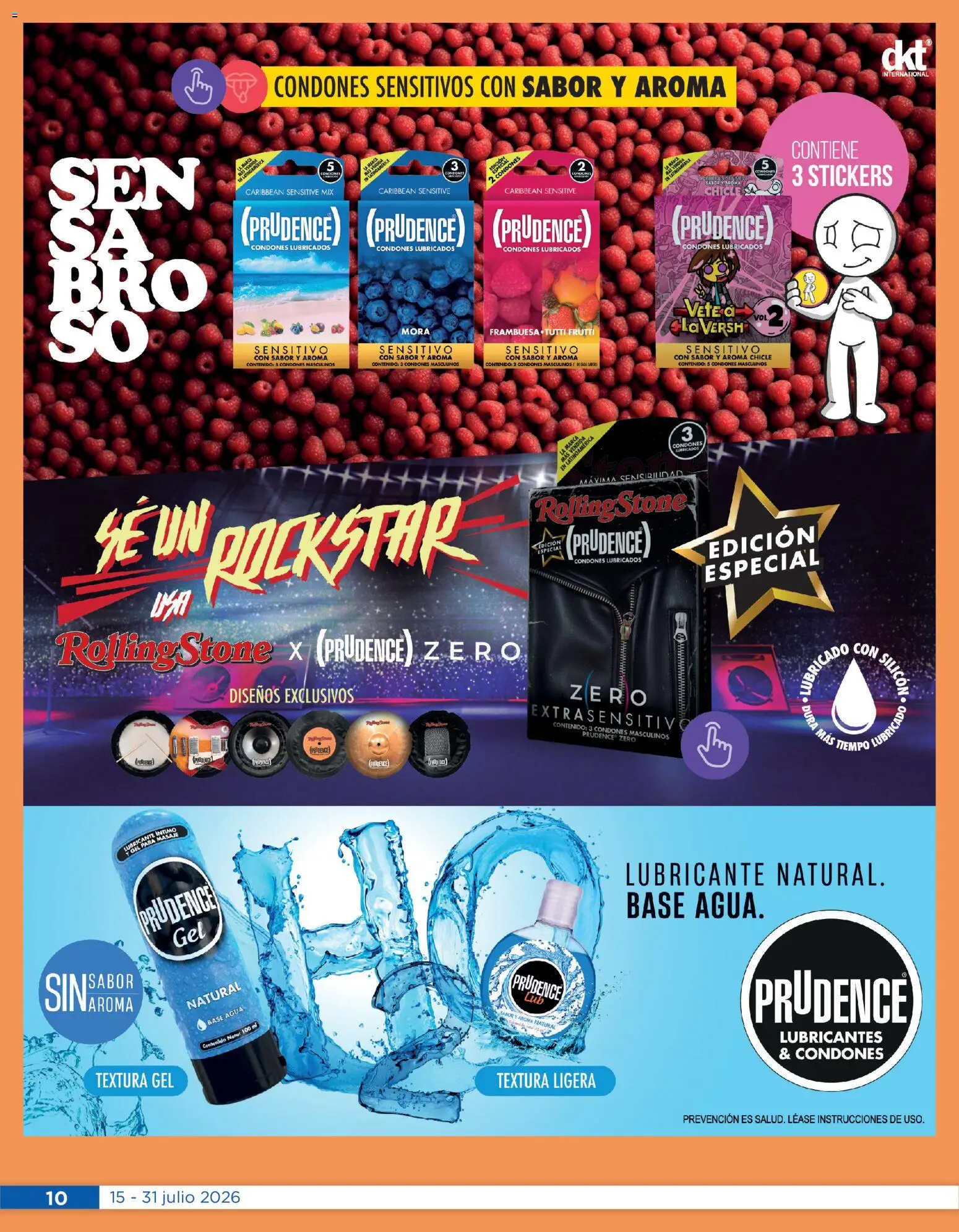 Nuevas ofertas de Chedraui válidas en toda la República Mexicana desde el 15/07/2026. ¡Encuentra las mejores ofertas en Chedraui folleto Cuidar tu salud! | Página: 10 | Productos: Agua, Chicle