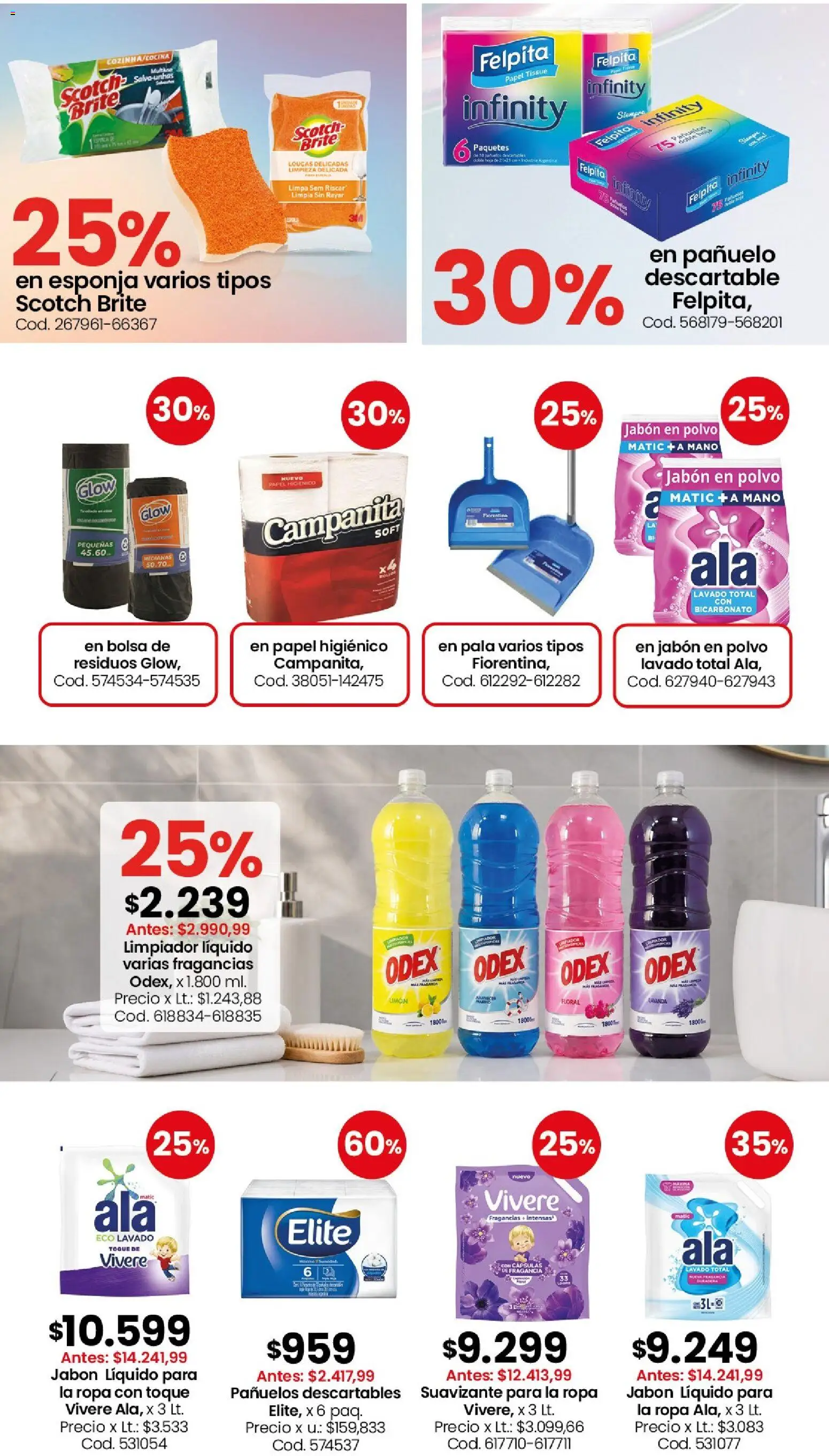 Coto - Perfumería y limpieza │ válido desde el 29/06/2026 | Página: 2 | Productos: Polvo, Jabón, Jabón en polvo, Suavizante