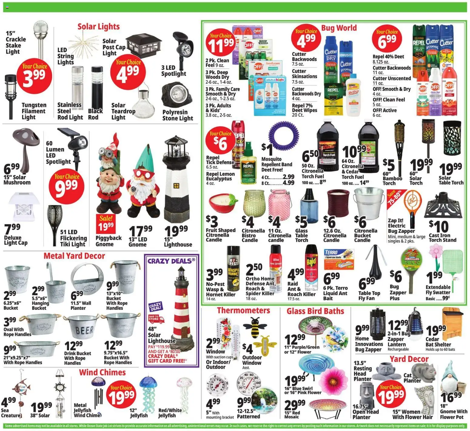 Ocean State Job Lot Weekly Ad - valid from 04.06.2026 | Page: 8 | Products: Beer, Lemon, Iron, Rod