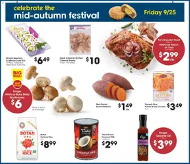Preview of Food 4 Less weekly ads valid from 09/16/2026 | Page: 7 | Products: Mushrooms, Shrimp, Rice, Sweet potatoes