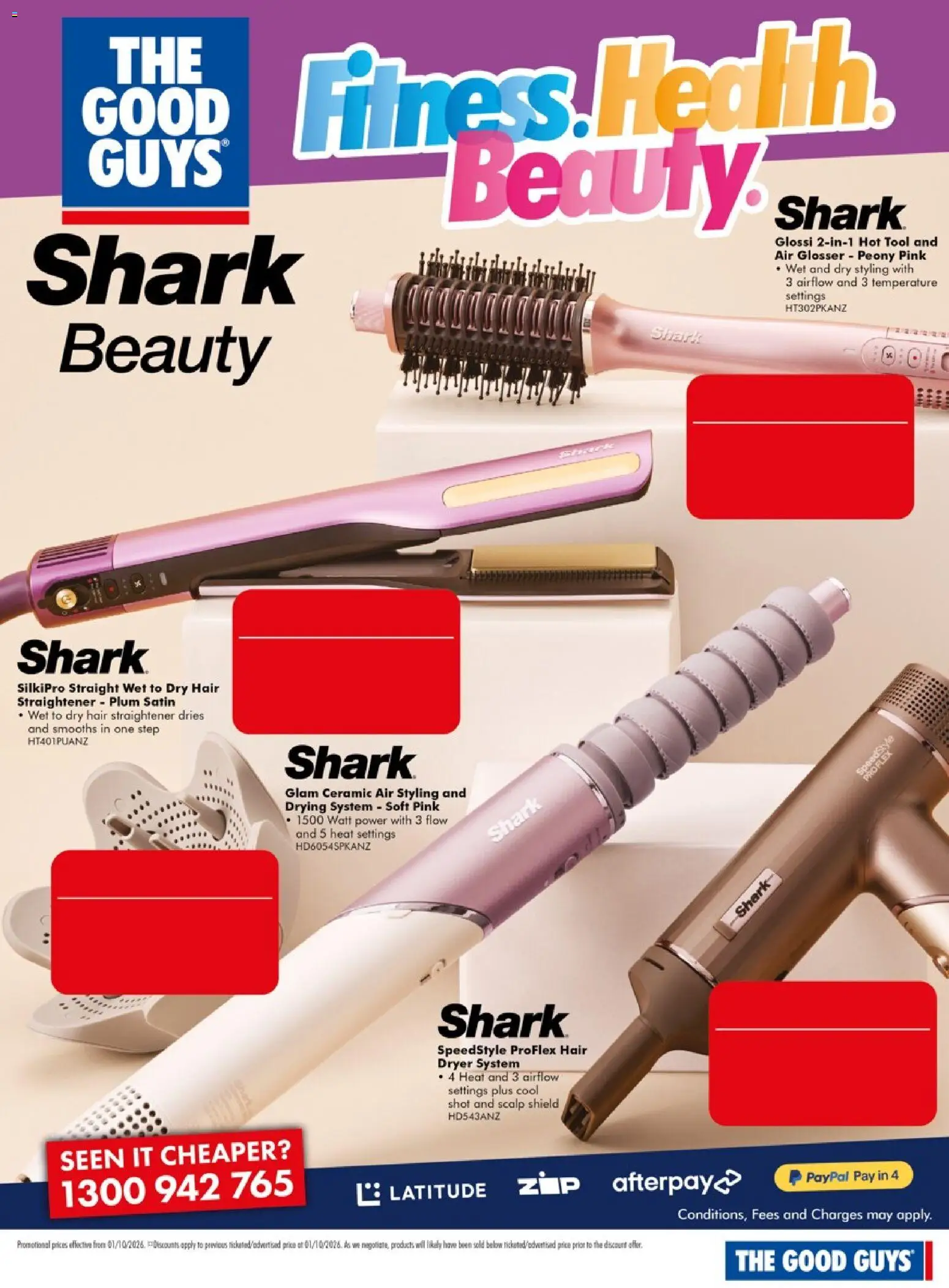 The Good Guys catalogue - valid from 01/10/2026 | Page: 4 | Products: Dryer, Hair dryer, Hair straightener