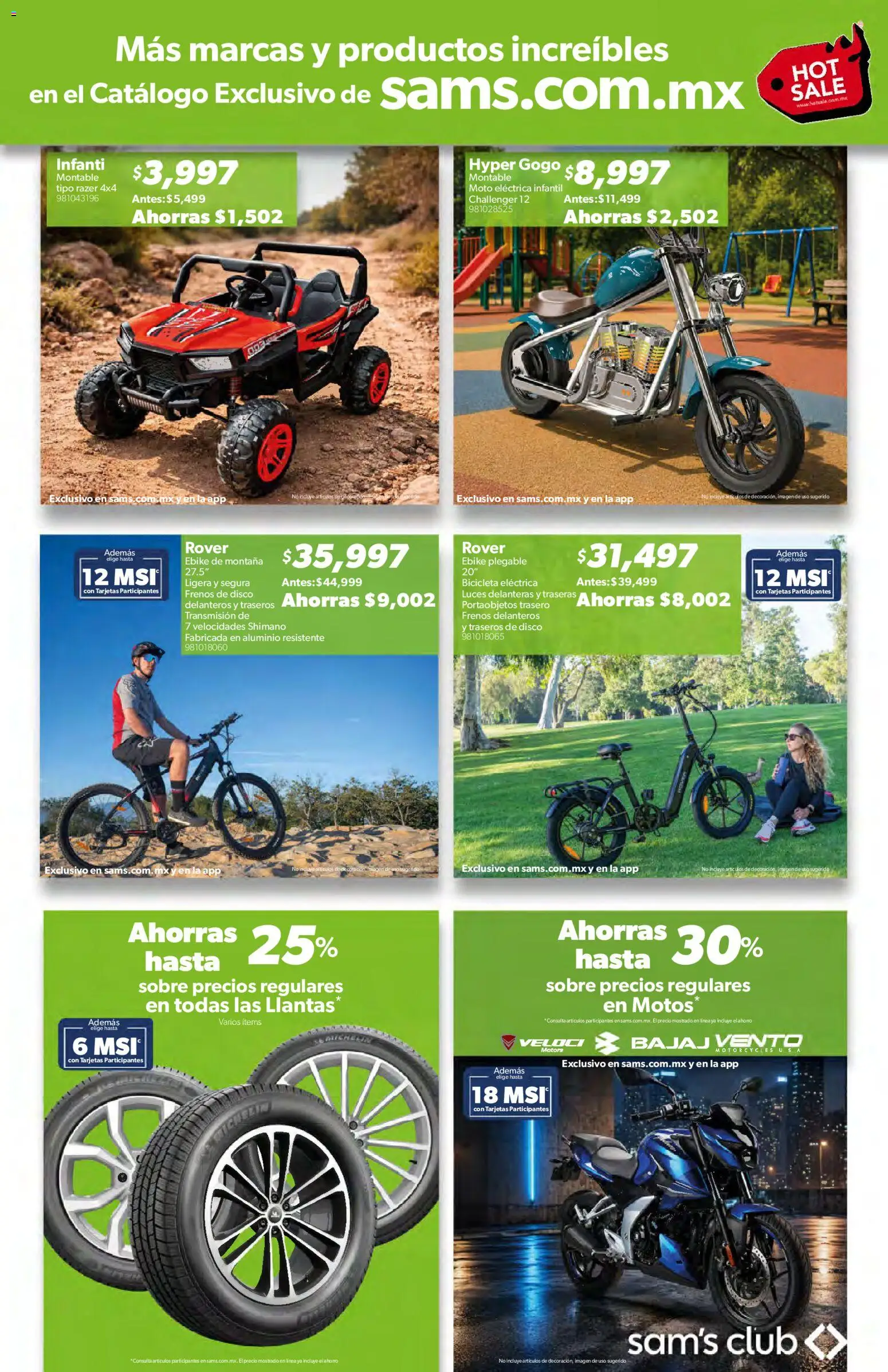 Nuevas ofertas de Sam's Club válidas en toda la República Mexicana desde el 25.05.2026. ¡Encuentra las mejores ofertas en Sam's Club Hot Sale! | Página: 14 | Productos: Disco, Sobre