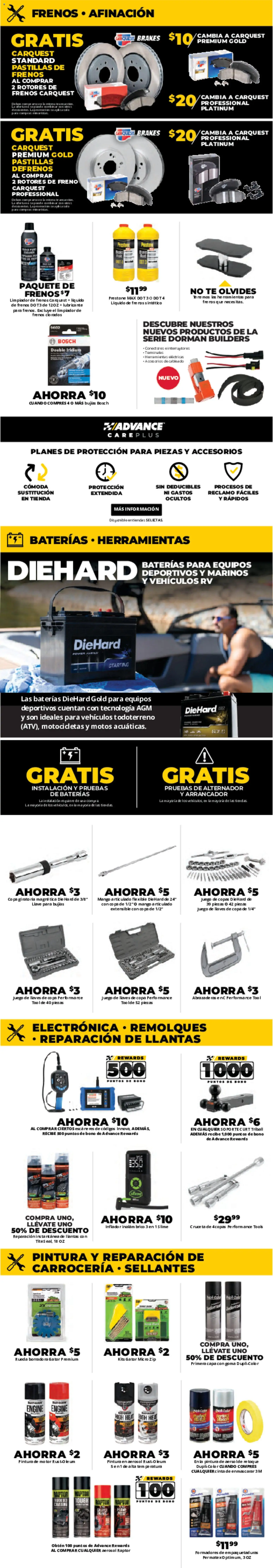 Advance Auto Parts Weekly Ad - Spanish - valid from 08/16/2026 | Page: 4 | Products: Mango