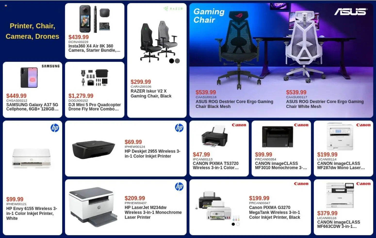 Canada Computers flyer valid from Sep 4, 2026 | Page: 11 | Products: Printer, Chair