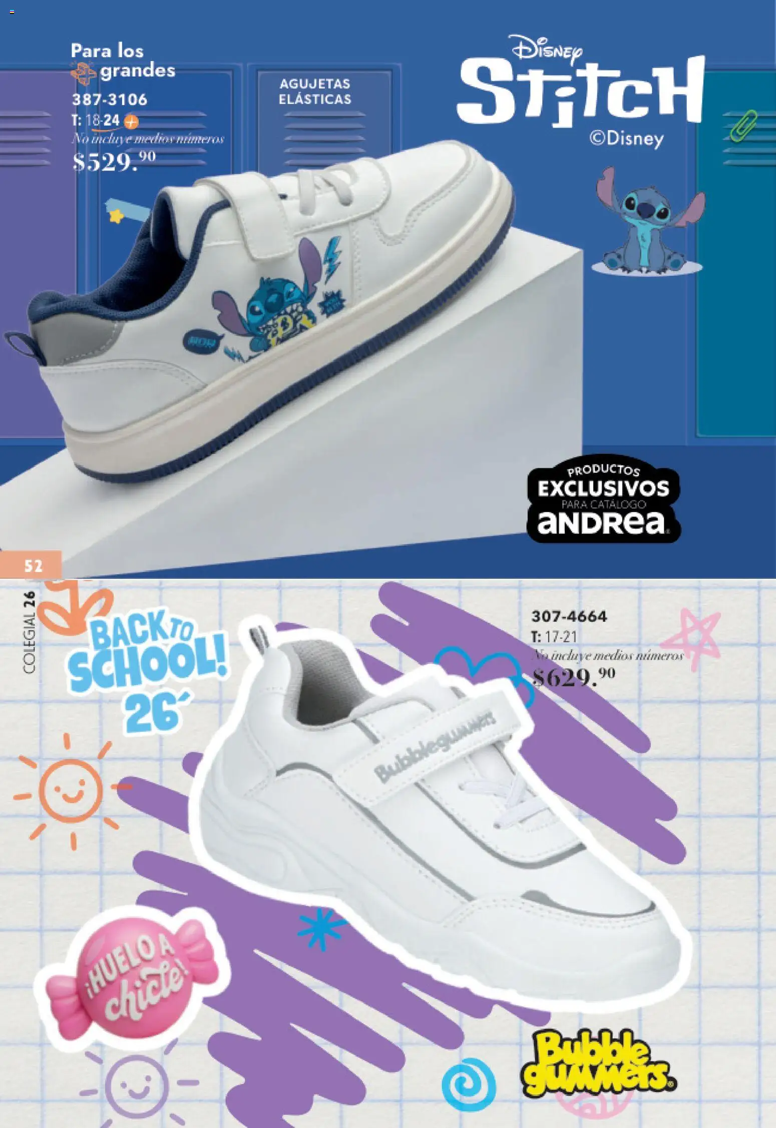 Nuevas ofertas de Andrea válidas en toda la República Mexicana desde el 23/05/2026. ¡Encuentra las mejores ofertas en Andrea catálogo Colegial! | Página: 52 | Productos: Chicle