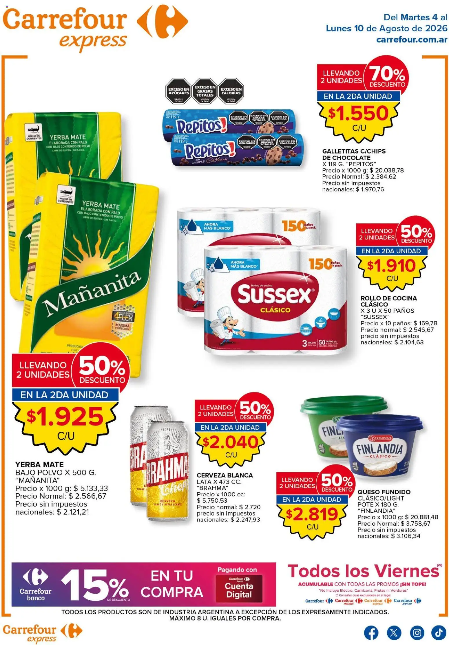 Carrefour Express Folleto │ válido desde el 04/08/2026 | Página: 1