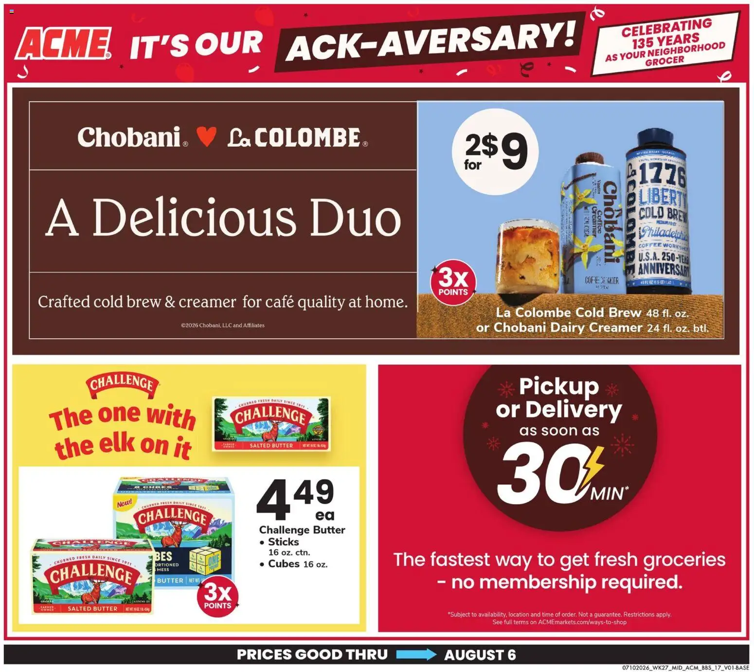 Acme Big Book of Savings - valid from 07/10/2026 | Page: 17 | Products: Butter, Coffee
