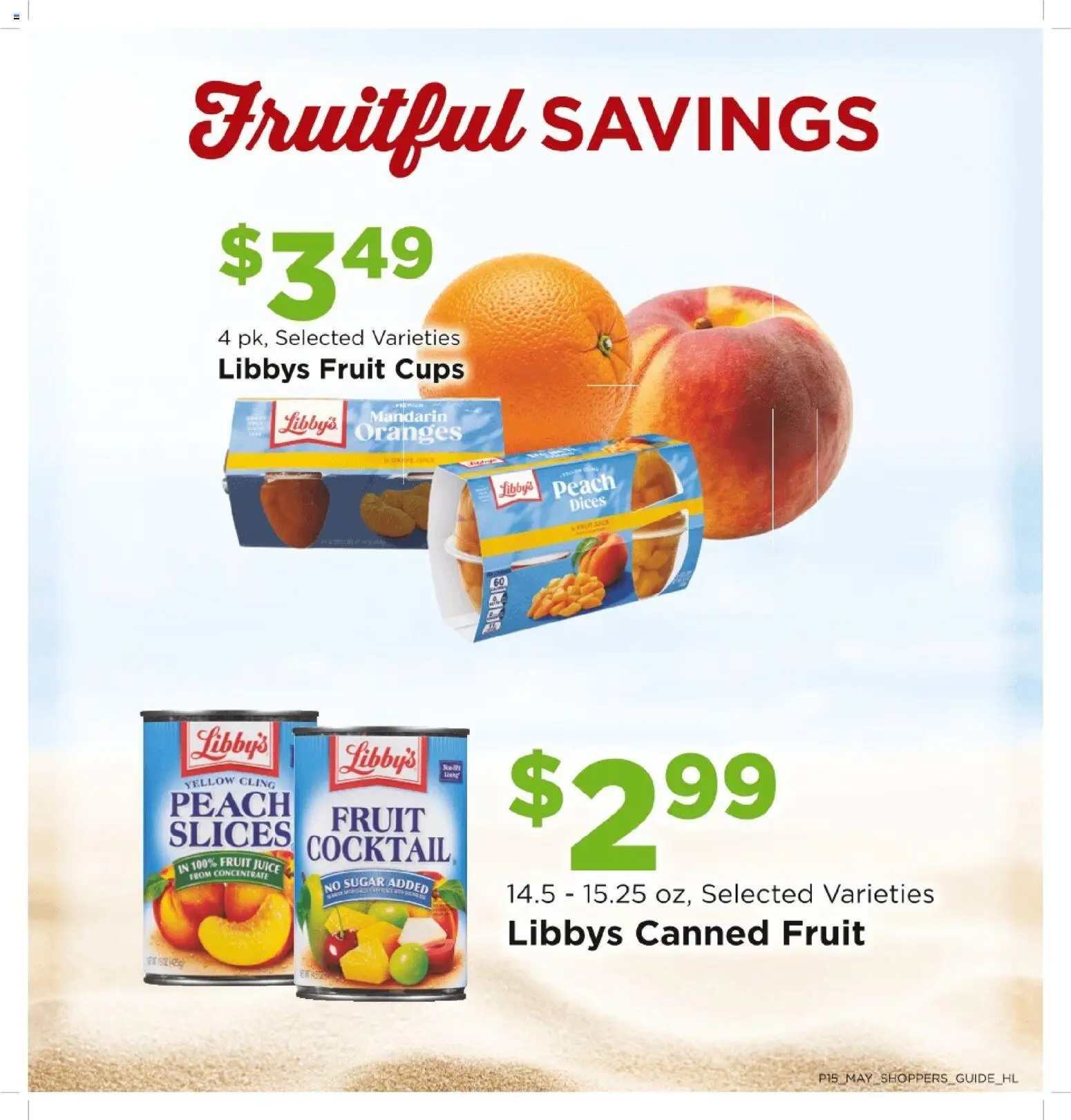 Homeland Bring Savings Home Shopper's Guide - valid from 01.05.2026 | Page: 15 | Products: Juice, Oranges, Sugar, Peach