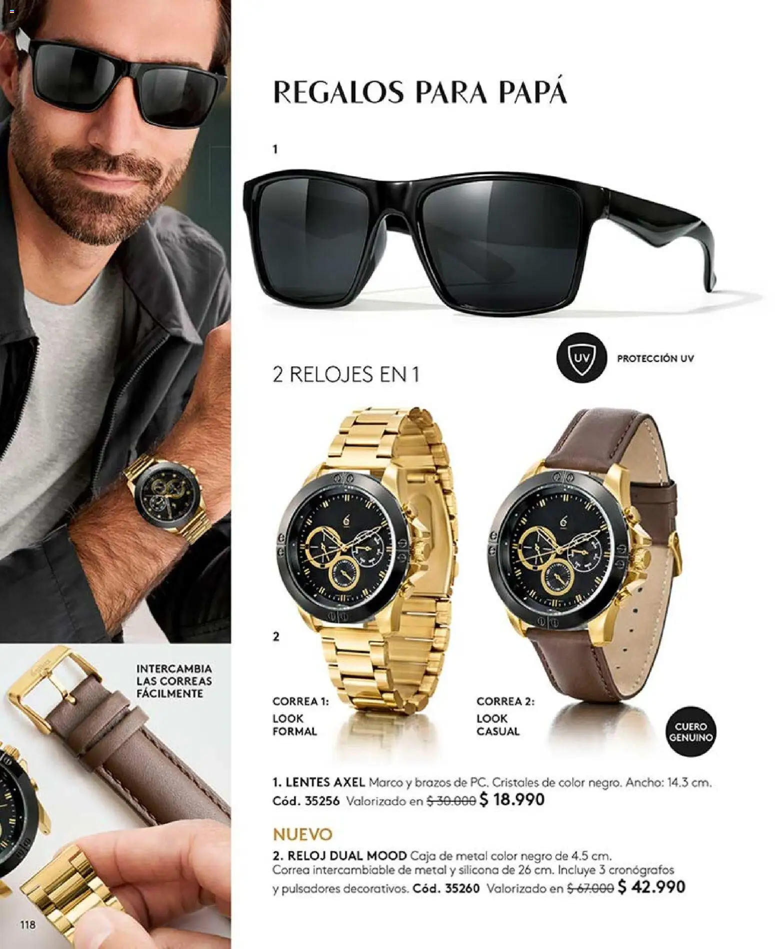 Catálogo Ésika Campaña 9 │ válido desde el 17.05.2026 | Página: 122 | Productos: Caja, Papa, Reloj