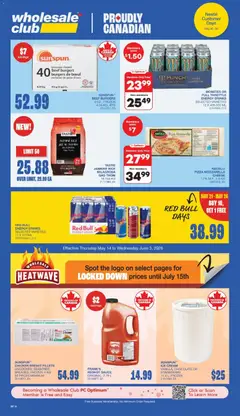 Preview of Wholesale Club weekly flyer / circulaire from shop Wholesale Club valid from 14.05.2026 | Page: 4 | Products: Rice, Beef, Cream, PC