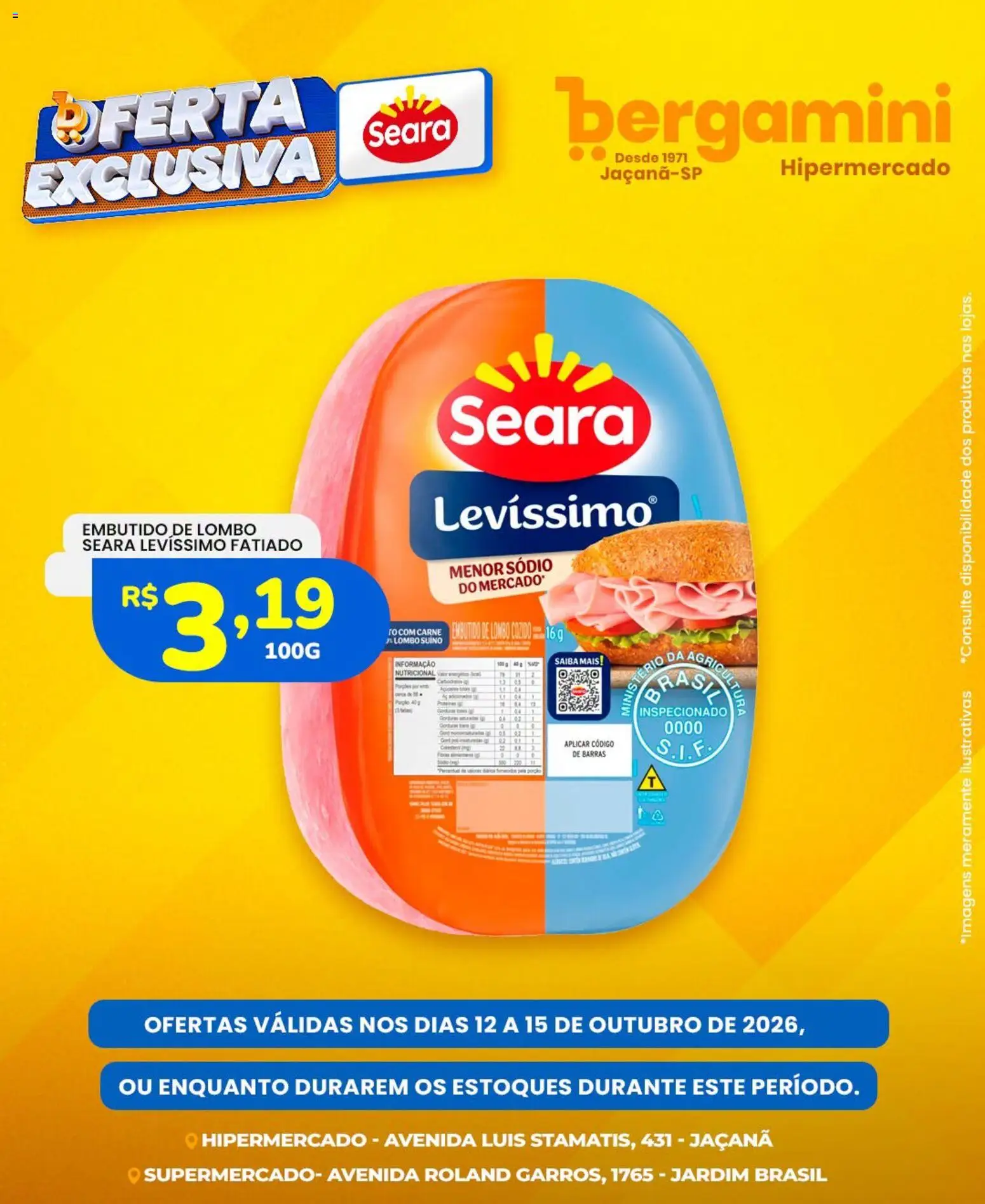 Supermercado Bergamini Folheto - válido de 12/10/2026 | Página: 2