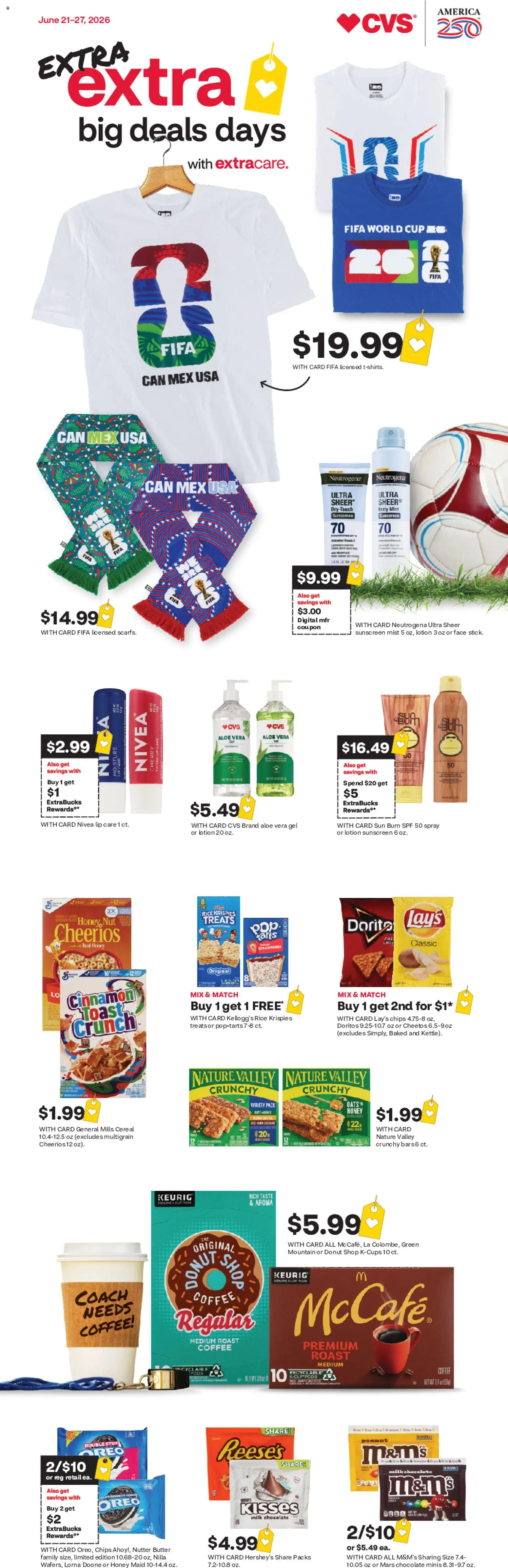 CVS Pharmacy Weekly Ad - DC - valid from 21.06.2026 | Page: 1