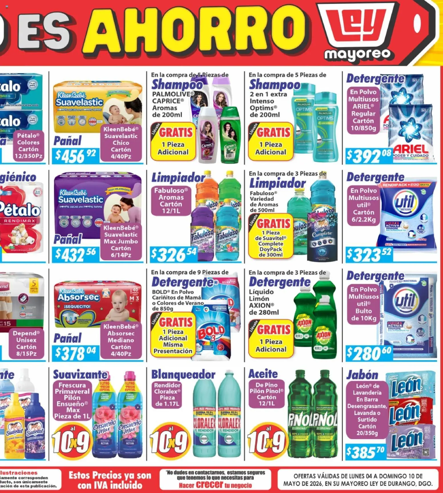 Nuevas ofertas de Casa Ley válidas en toda la República Mexicana desde el 04.05.2026. ¡Encuentra las mejores ofertas en Casa Ley folleto! | Página: 4