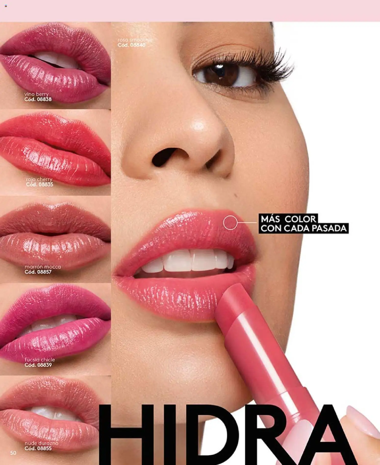 Ésika revista - valida desde el 13.03.2026 | Página: 50 | Productos: Chicle, Durazno, Vino