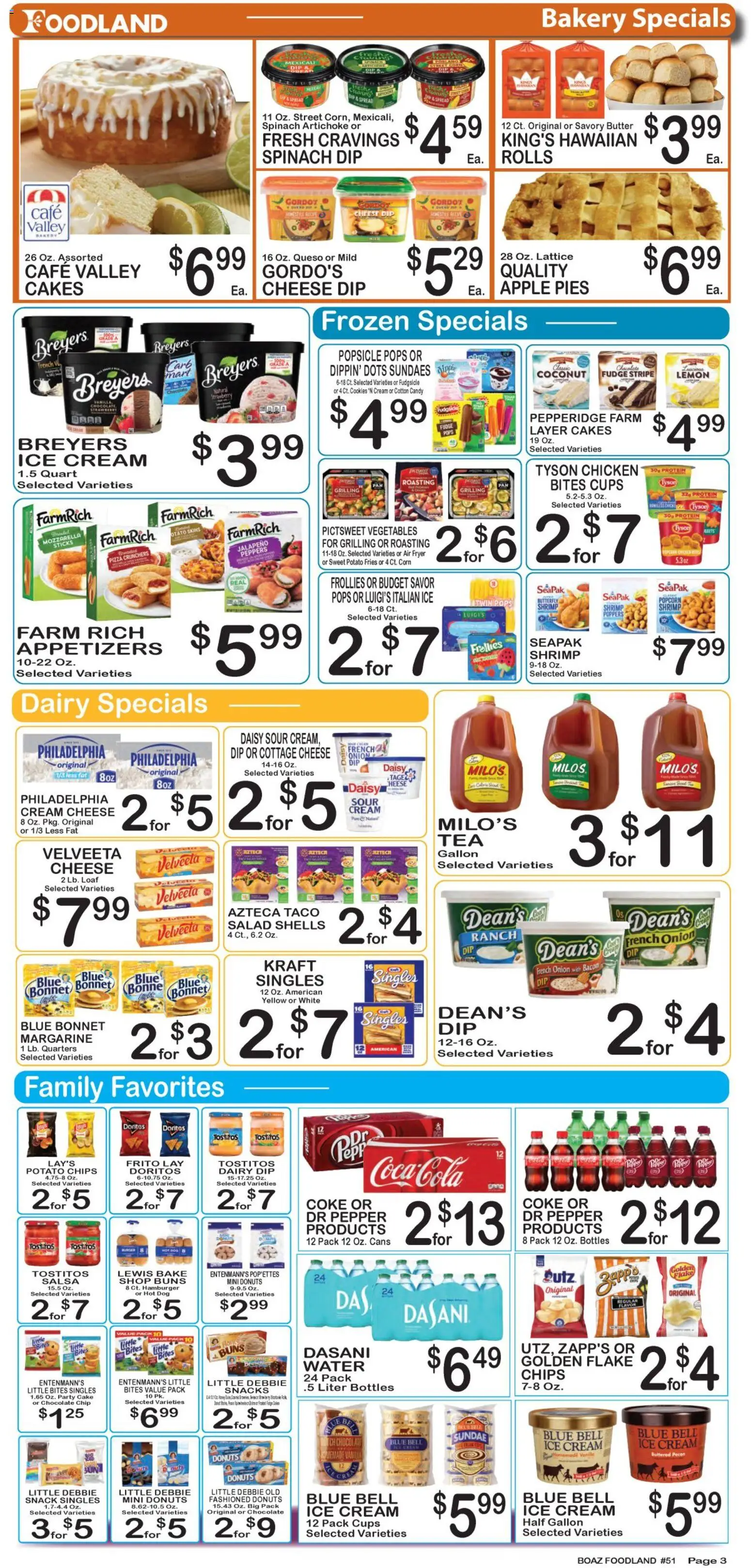 Foodland Weekly Ad - valid from 06/30/2026 | Page: 3 | Products: Bakery, Cookies, Salad, Pepper