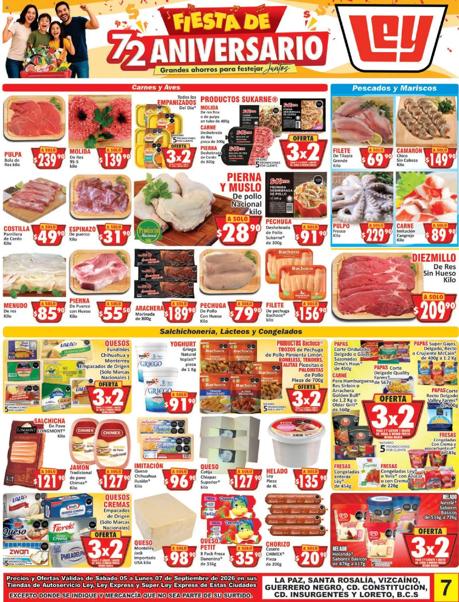 Nuevas ofertas de Casa Ley válidas en toda la República Mexicana desde el 05/09/2026. ¡Encuentra las mejores ofertas en Casa Ley folleto Autoservicio La Paz, BCS! | Página: 4