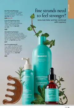 Preview of Avon weekly ads valid from 20.05.2026 | Page: 41 | Products: Peppermint, Shampoo, Oil