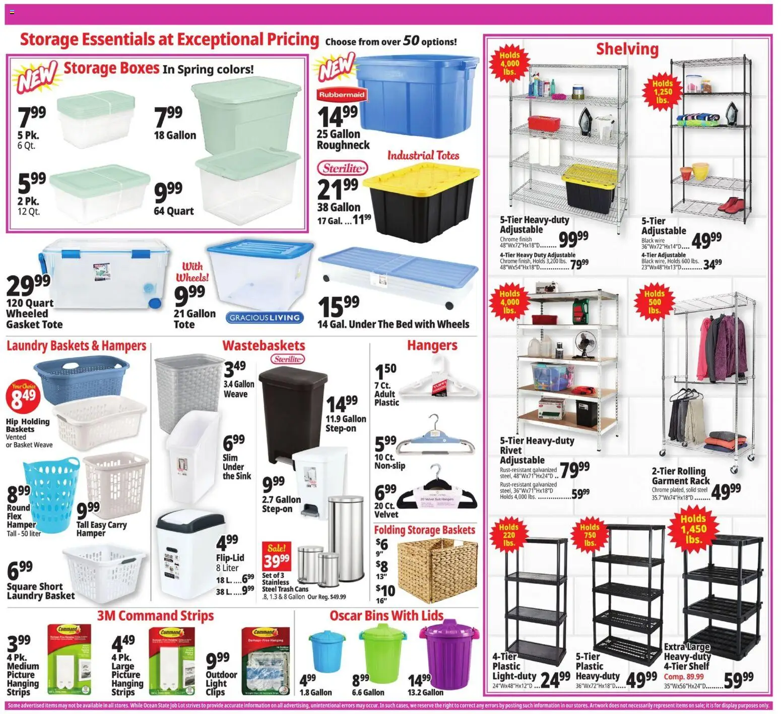 Ocean State Job Lot Weekly Ad - valid from 28.05.2026 | Page: 23 | Products: Bed, Basket, Rivet, Suit