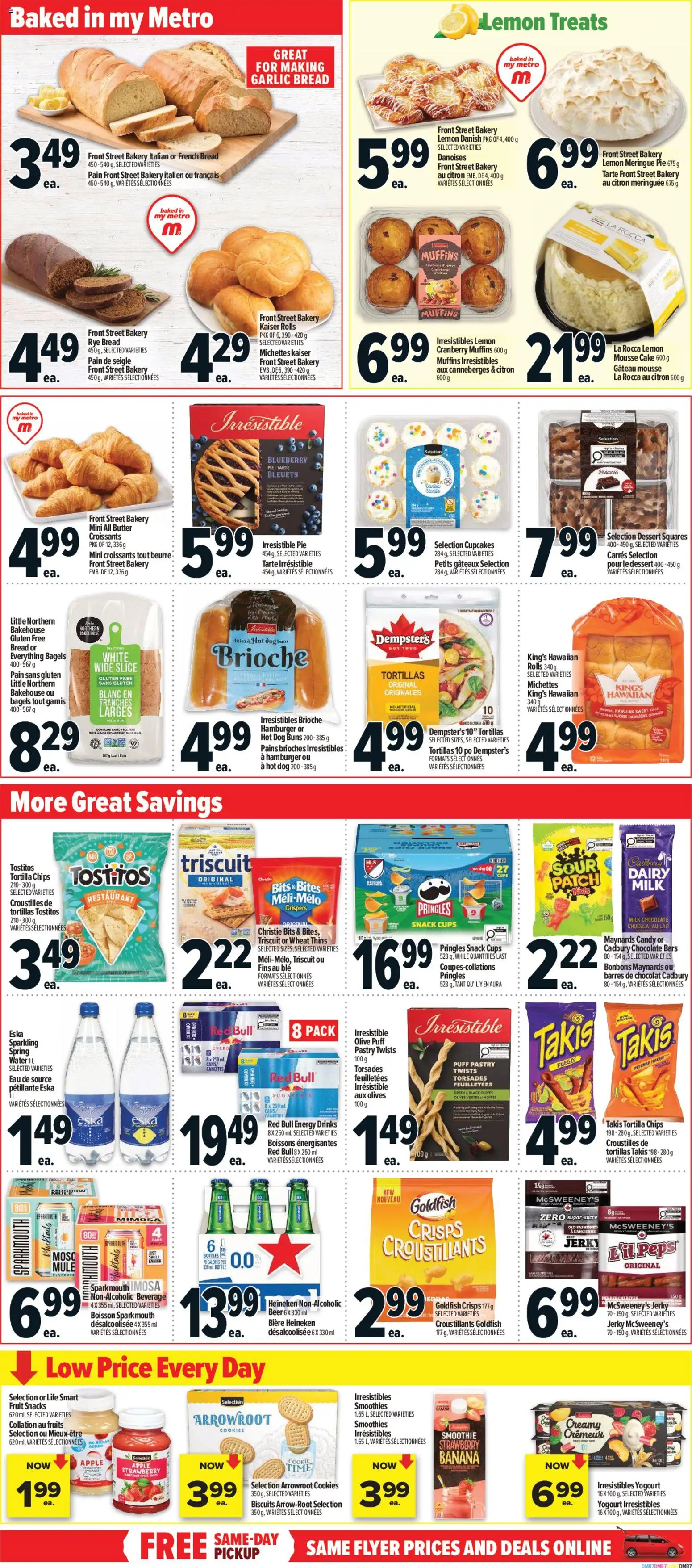 Metro flyer valid from Jul 2, 2026 | Page: 8 | Products: Chips, Cookies, Chocolate, Beer