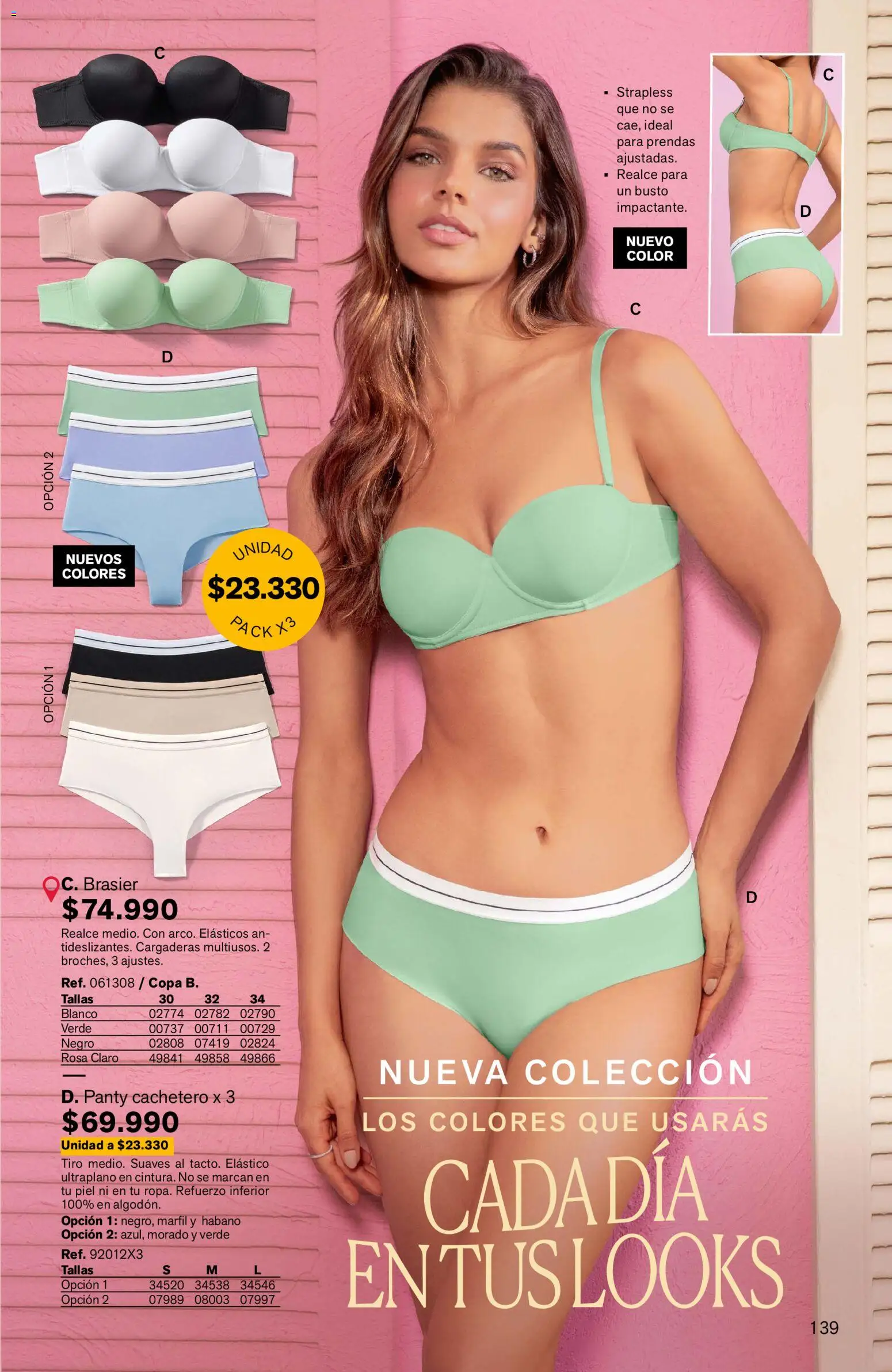 Leonisa revista - valida desde el 04.06.2026 | Página: 139 | Productos: Brasier, Cachetero