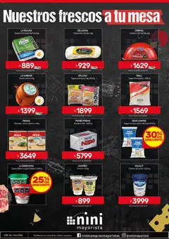 Vista previa NINI Mayorista ofertas válido desde el 04.05.2026 | Página: 37 | Productos: Mesa, Crema de leche, Leche, Ravioles