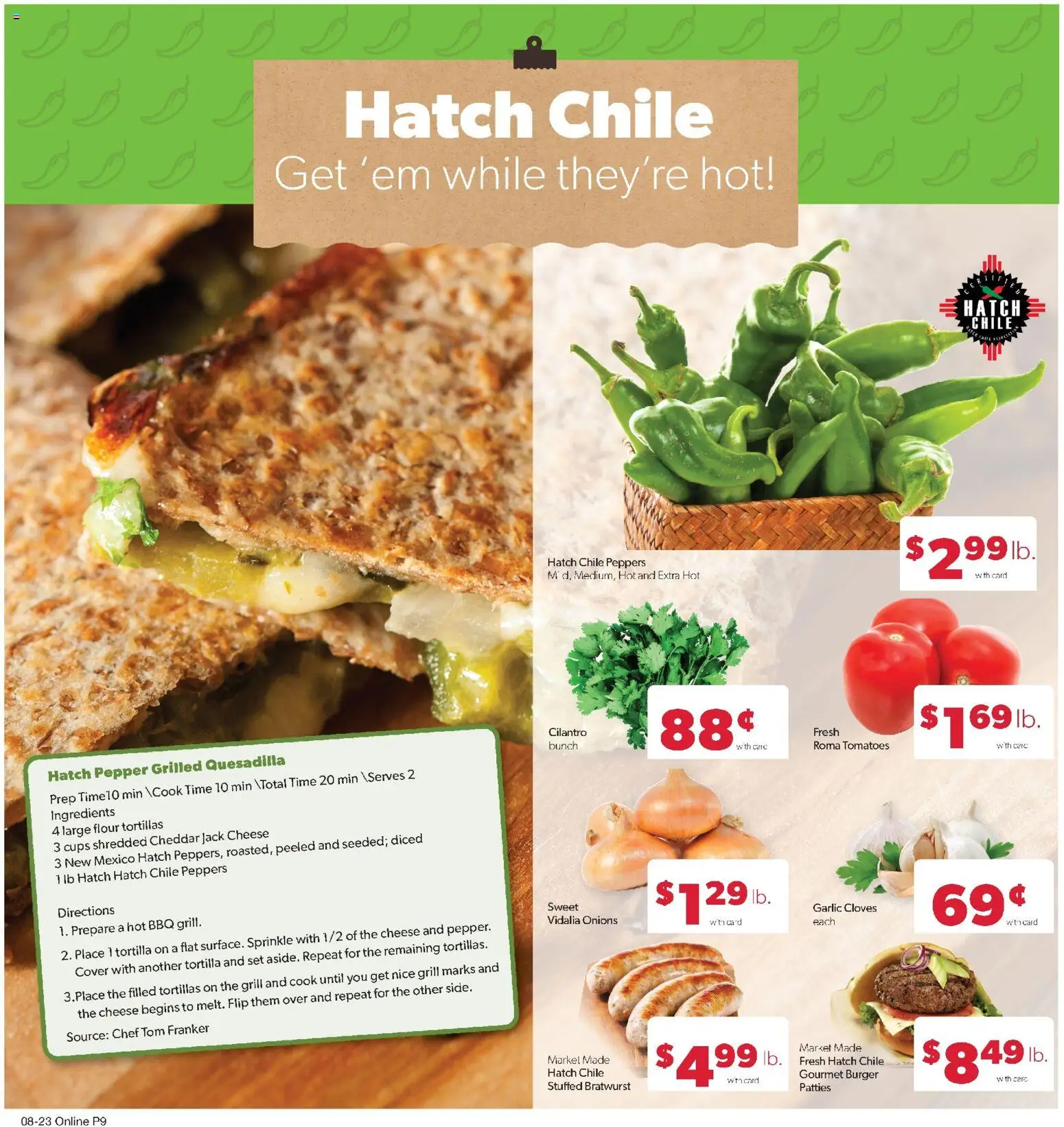 Family Fare Weekly Ad - ND - valid from 08/23/2026 | Page: 7 | Products: Peppers, Tomatoes, Garlic, Grill