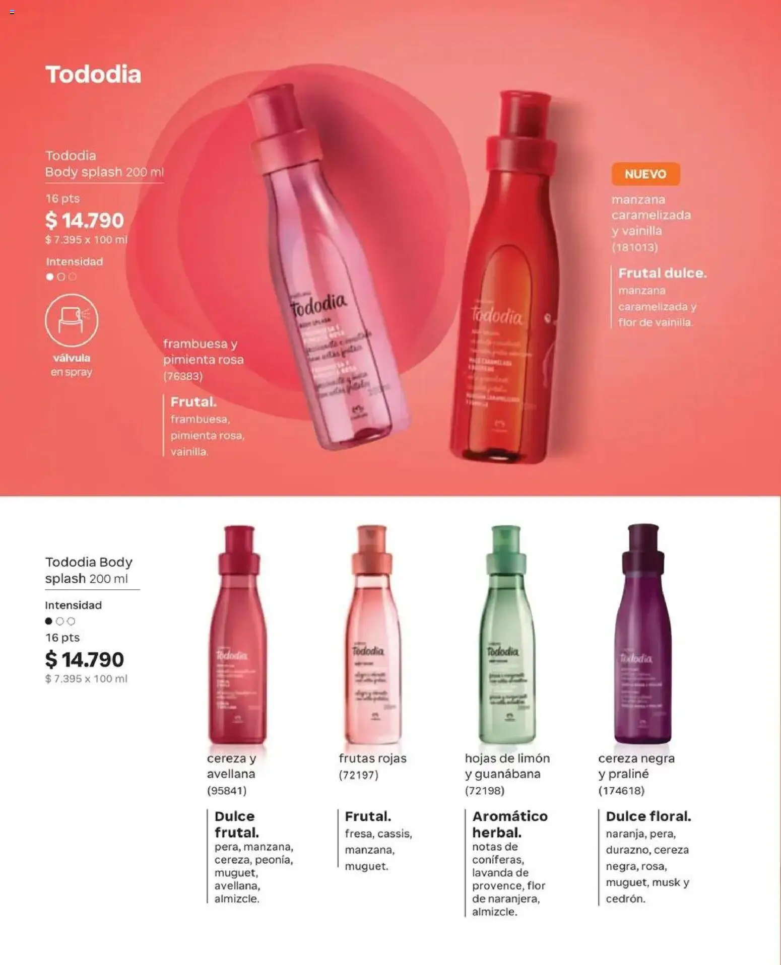 Natura catálogo │ válido desde el 31.08.2026 | Página: 50 | Productos: Pimienta, Manzana, Limón, Body