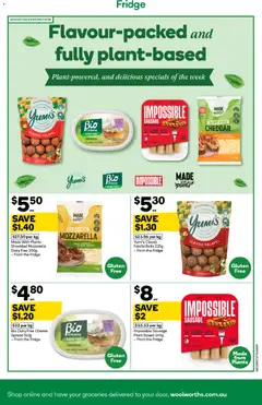 Preview of Woolworths catalogue - valid from 08/07/2026 | Page: 19 | Products: Plant, Dairy, Cheese, Sausage