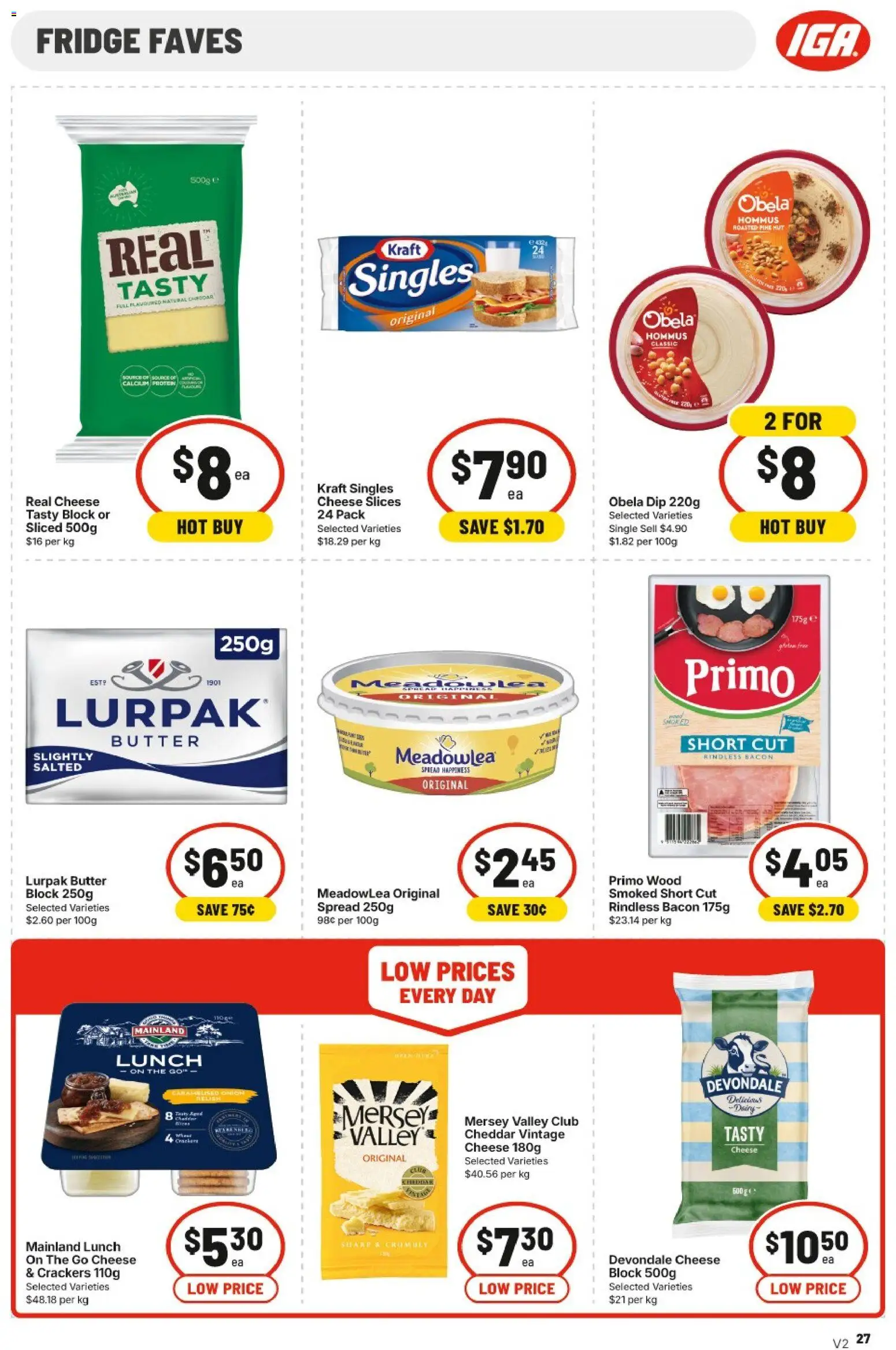 IGA catalogue - valid from 15/07/2026 | Page: 26 | Products: Crackers, Butter, Wood, Fridge