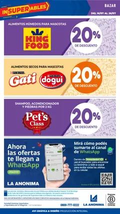 Vista previa La Anonima catálogo válido desde el 16/07/2026 | Página: 35 | Productos: Acondicionador, Té