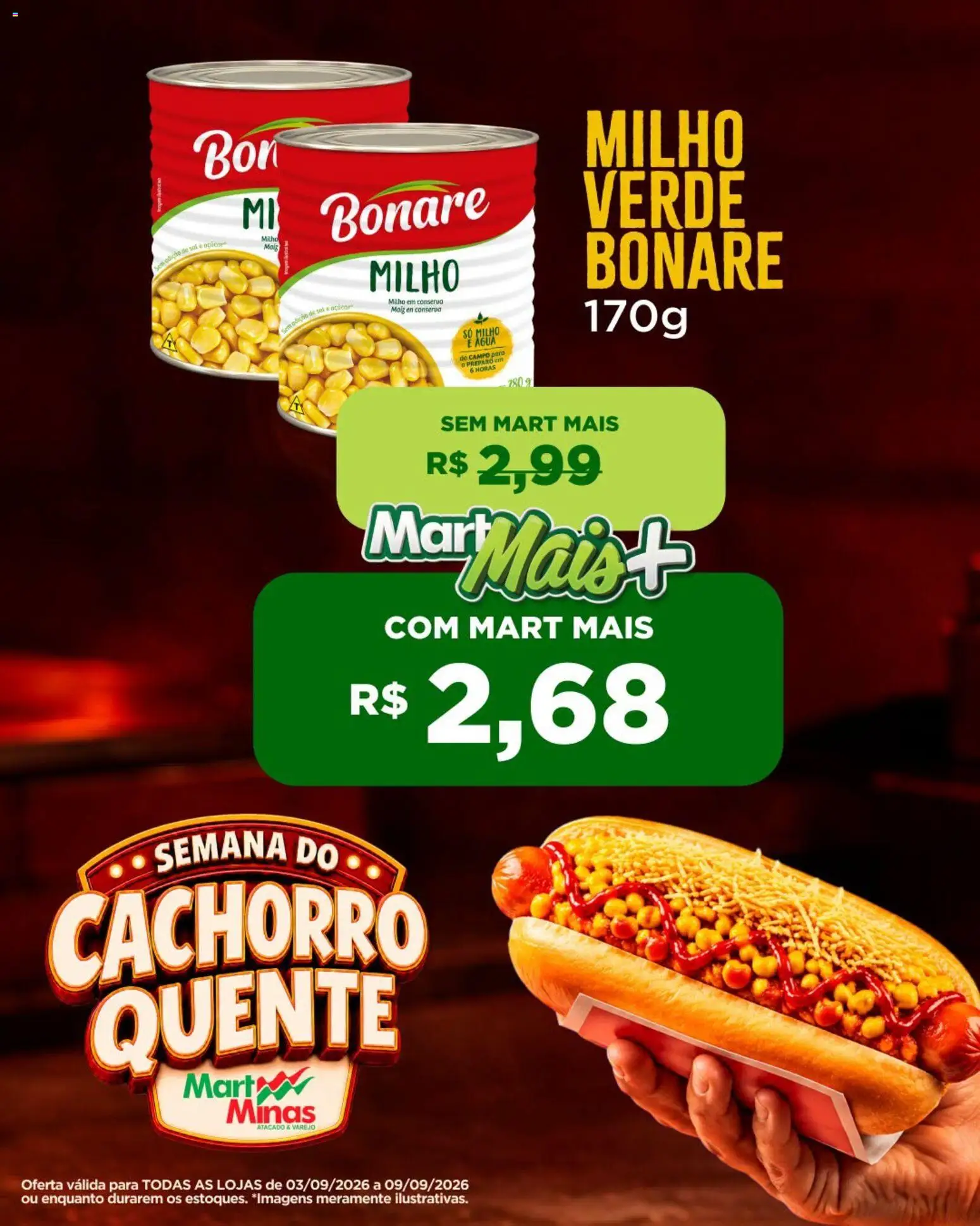 Mart Minas Folheto - válido de 03/09/2026 | Página: 3 | Produtos: Sal, Milho