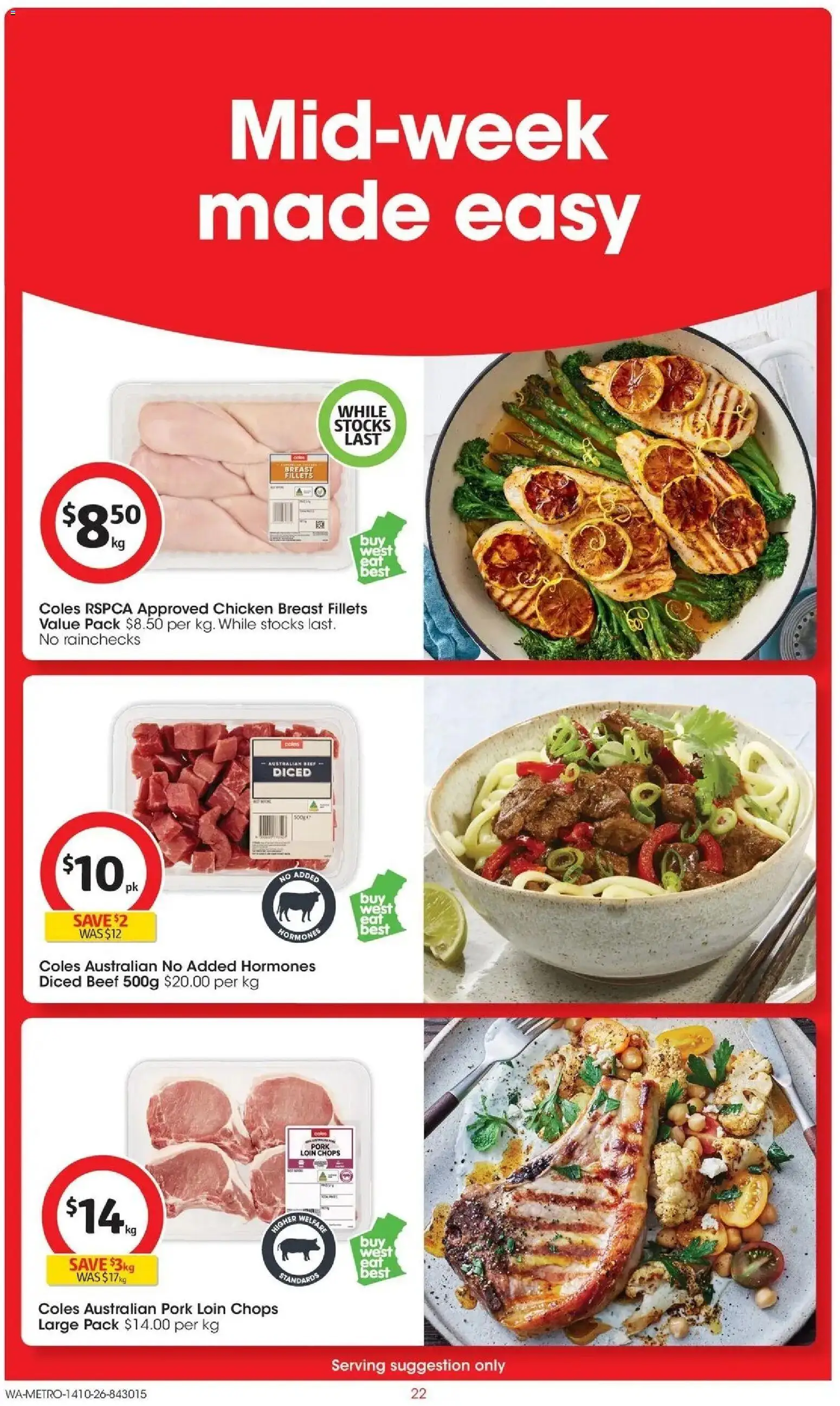 ﻿Coles catalogue valid from 14/10/2026 > Online Australia | Page: 22