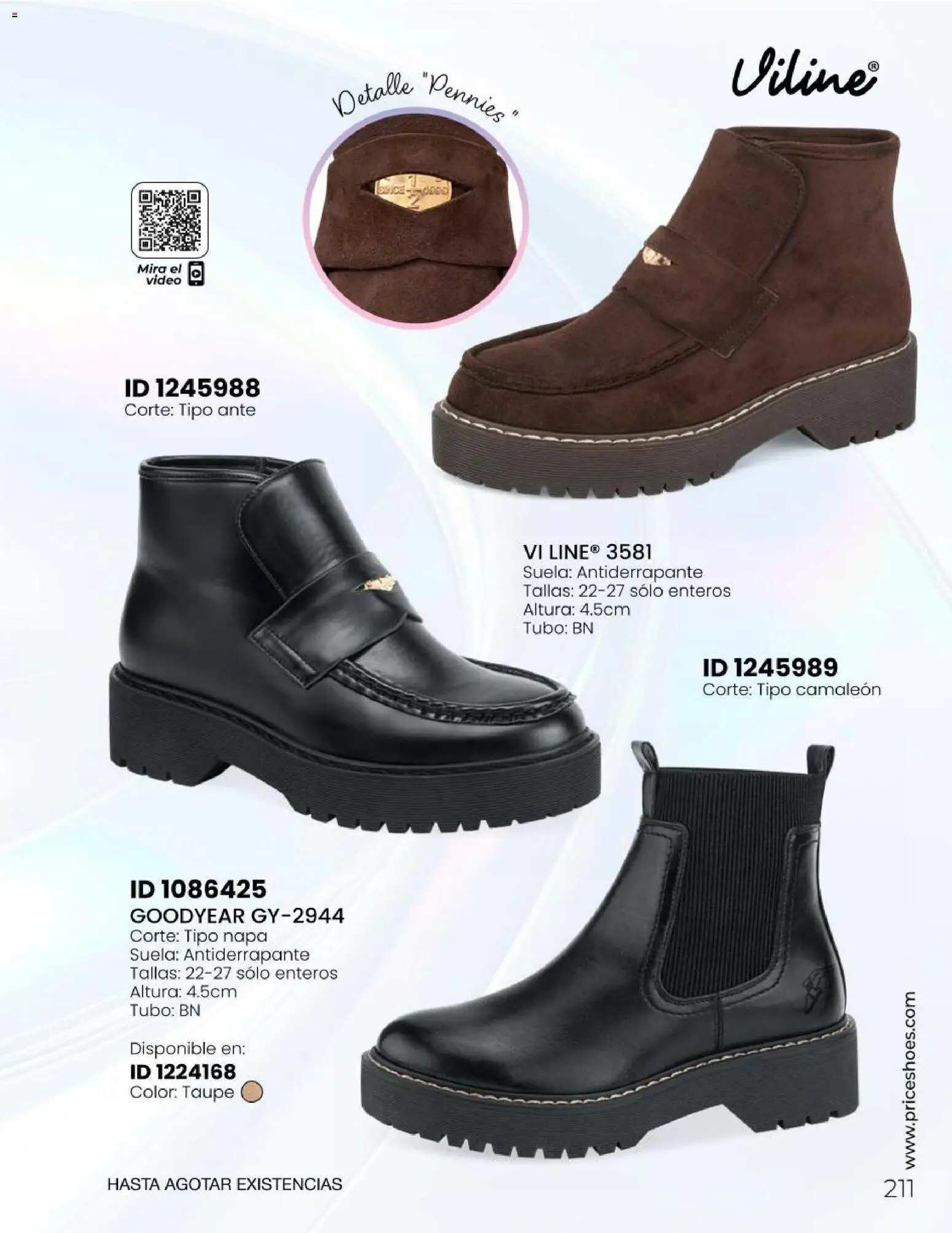 Nuevas ofertas de Price Shoes válidas en toda la República Mexicana desde el 06.05.2026. ¡Encuentra las mejores ofertas en Price Shoes catálogo Todo en uno! | Página: 211 | Productos: Video