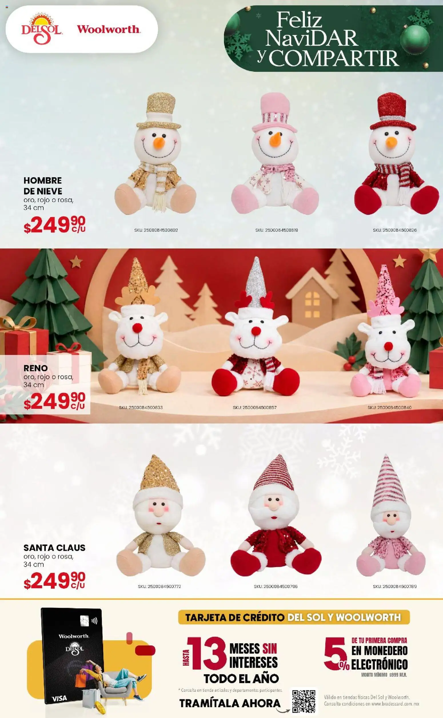 Nuevas ofertas de Del Sol y Woolworth válidas en toda la República Mexicana desde el 08/10/2026. ¡Encuentra las mejores ofertas en Del Sol y Woolworth - Feliz NaviDar y Compartir! | Página: 12