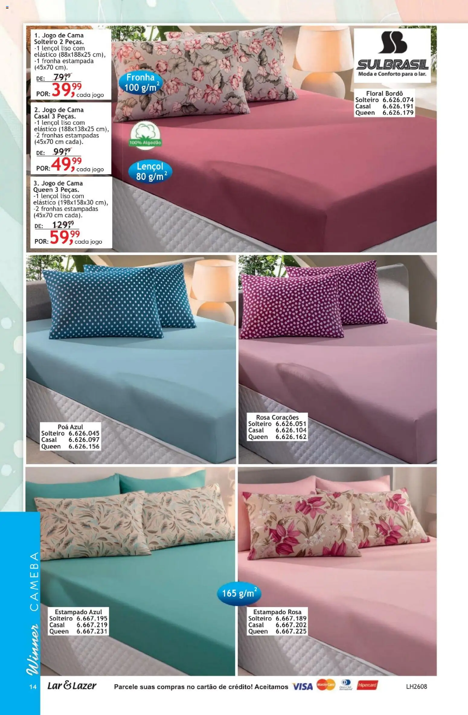 Quatro Estações Folheto - válido de 01.04.2026 | Página: 14 | Produtos: Jogo de cama, Poá, Lençol, Fronha