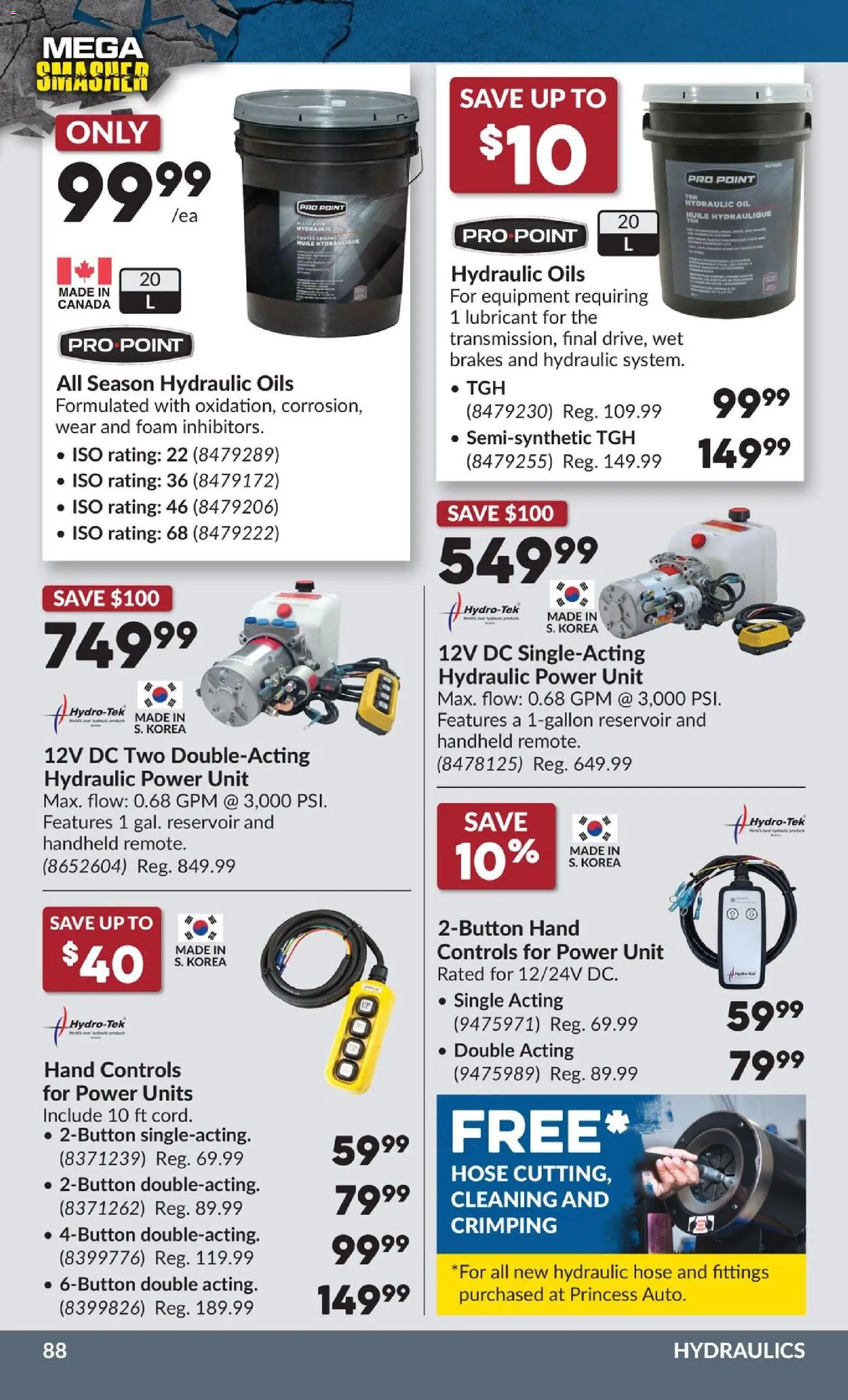 Princess Auto flyer valid from Sep 8, 2026 | Page: 92 | Products: Lubricant, Foam, Oil