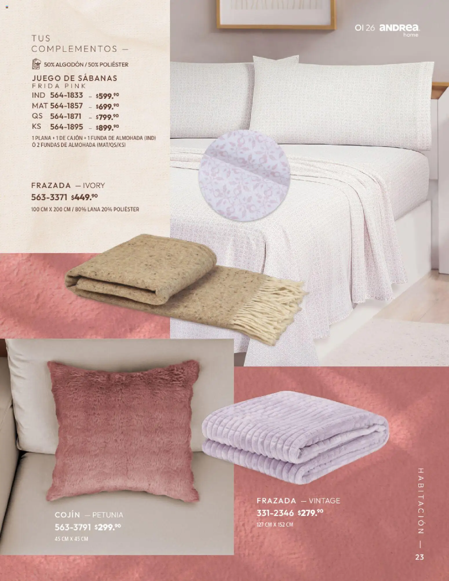 Nuevas ofertas de Andrea válidas en toda la República Mexicana desde el 01/09/2026. ¡Encuentra las mejores ofertas en Andrea catálogo Home! | Página: 23