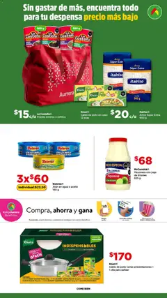 Vista previa de Bodega Aurrerá folleto, nuevo folleto de la tienda, válido en México a partir del 22.04.2026 | Página: 3 | Productos: Pollo, Tomate, Jugo, Hojuelas